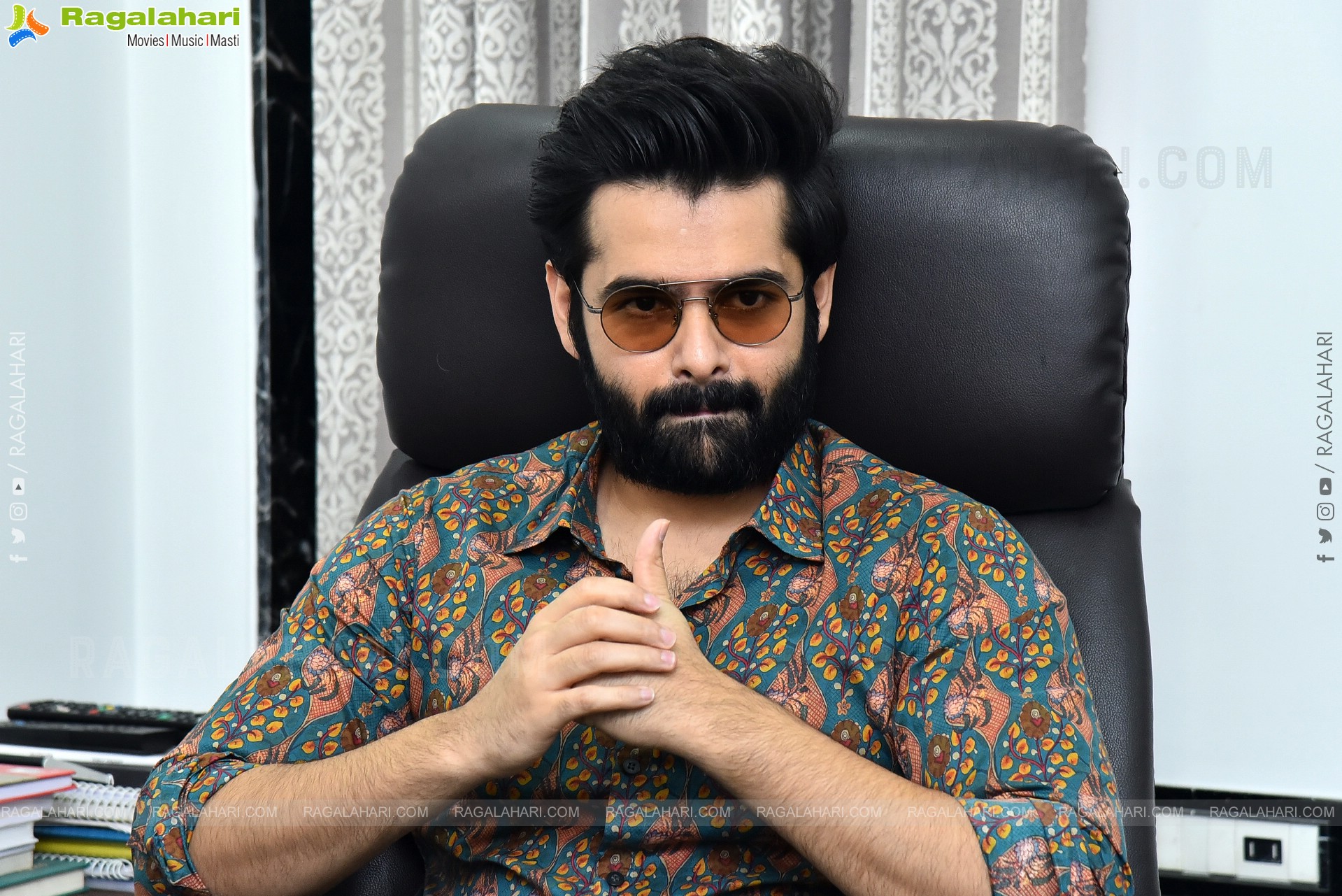 Ram Pothineni at The Warrior movie Interview, HD Photo Gallery