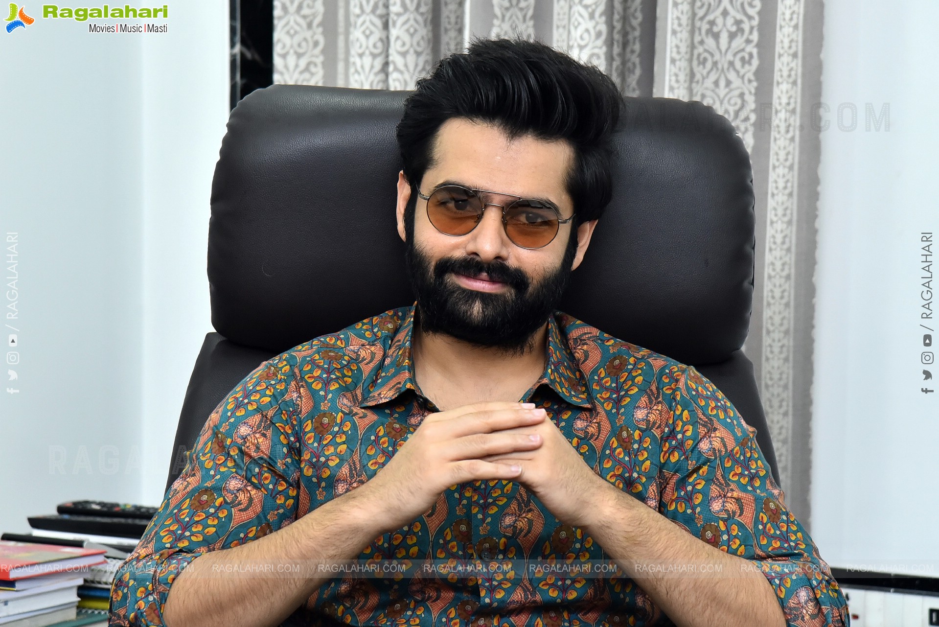 Ram Pothineni at The Warrior movie Interview, HD Photo Gallery