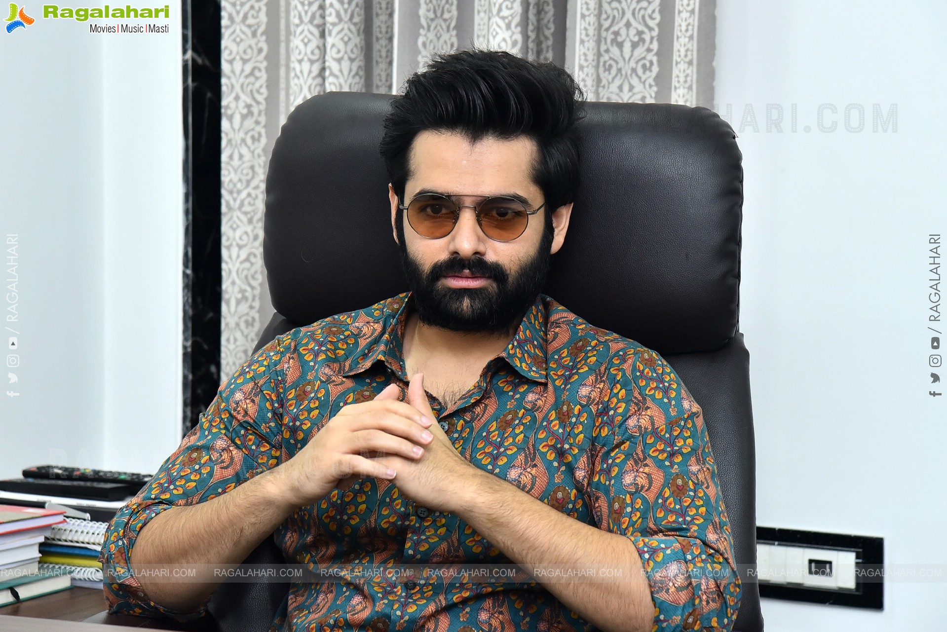 Ram Pothineni at The Warrior movie Interview, HD Photo Gallery