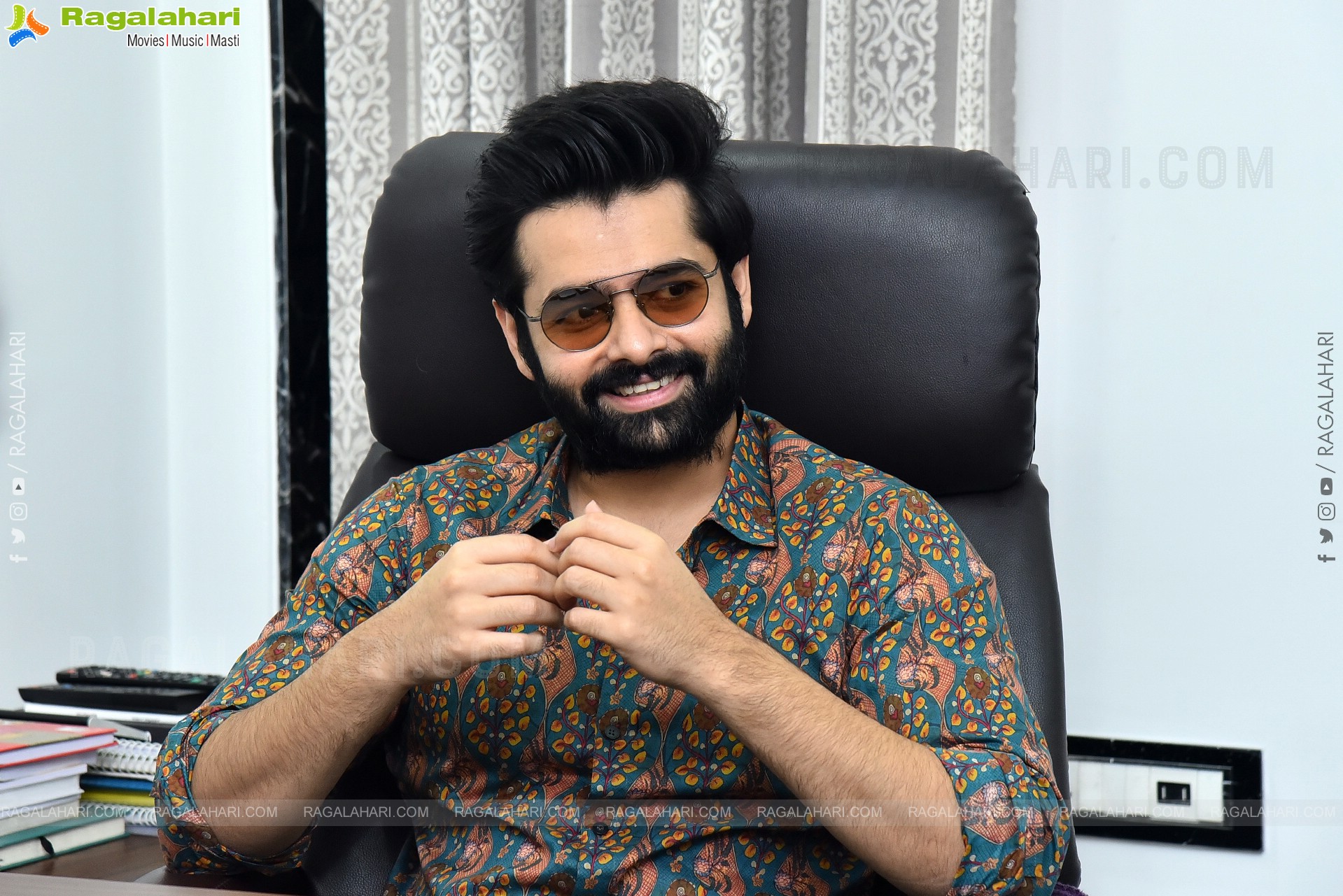 Ram Pothineni at The Warrior movie Interview, HD Photo Gallery