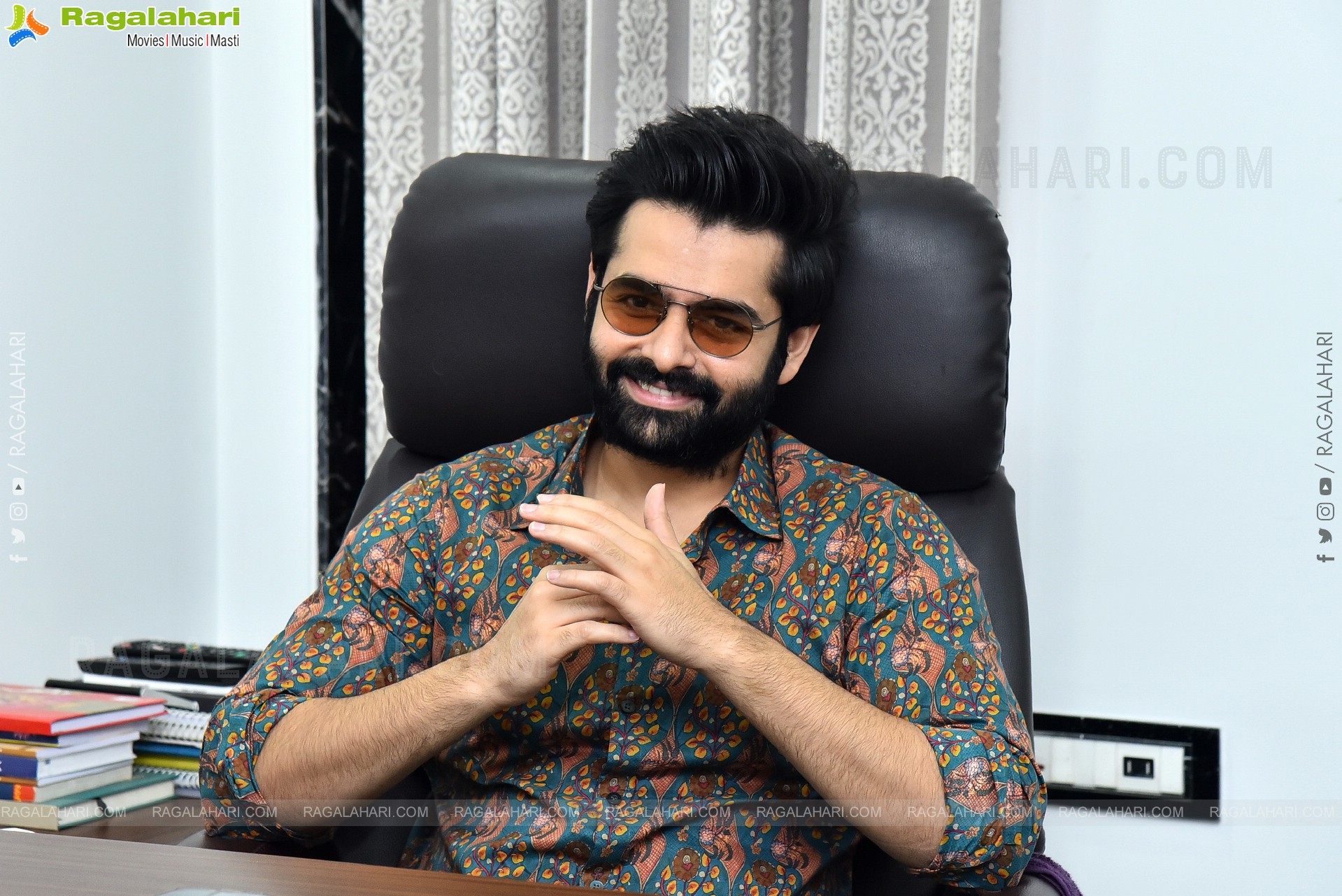 Ram Pothineni at The Warrior movie Interview, HD Photo Gallery