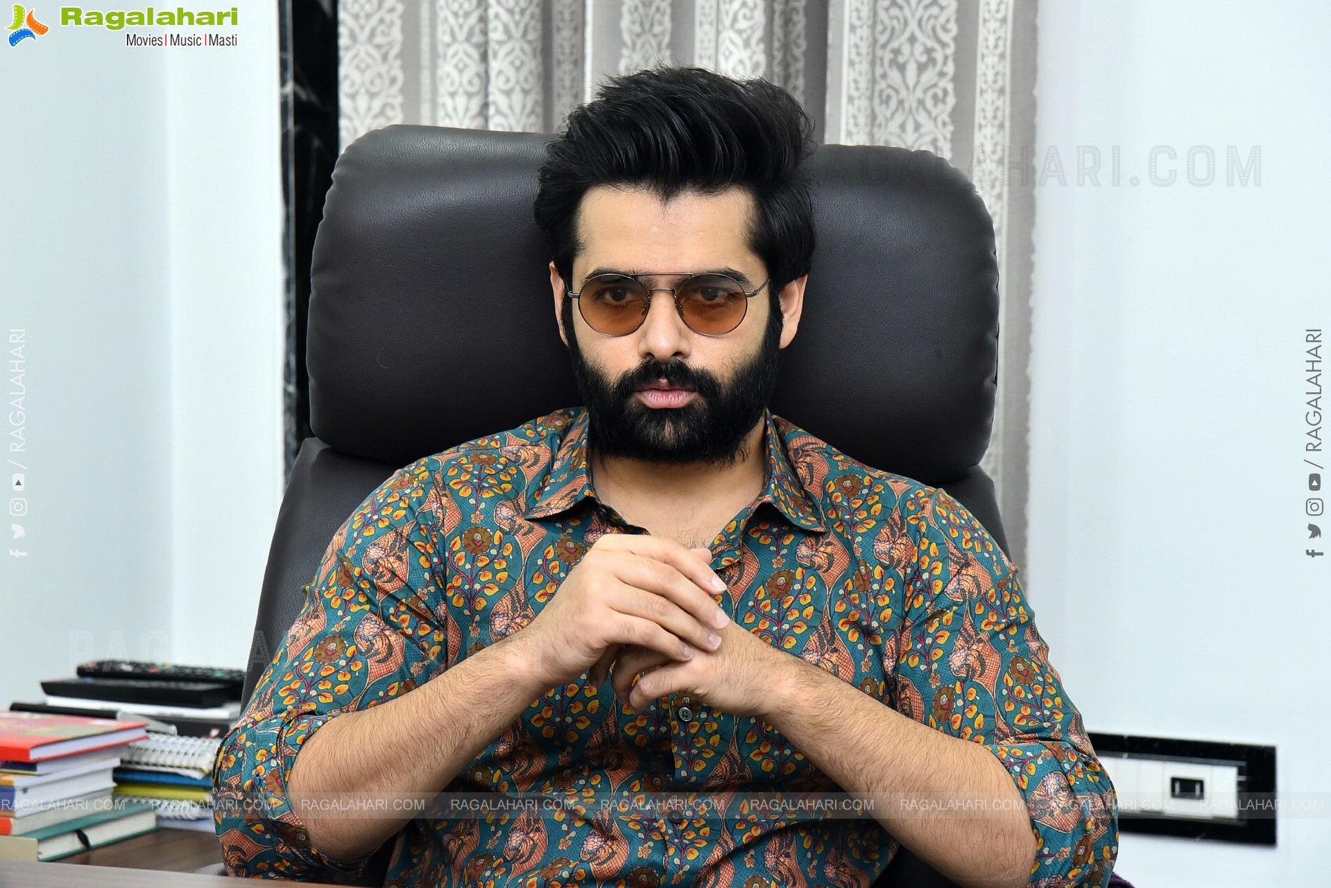 Ram Pothineni at The Warrior movie Interview, HD Photo Gallery