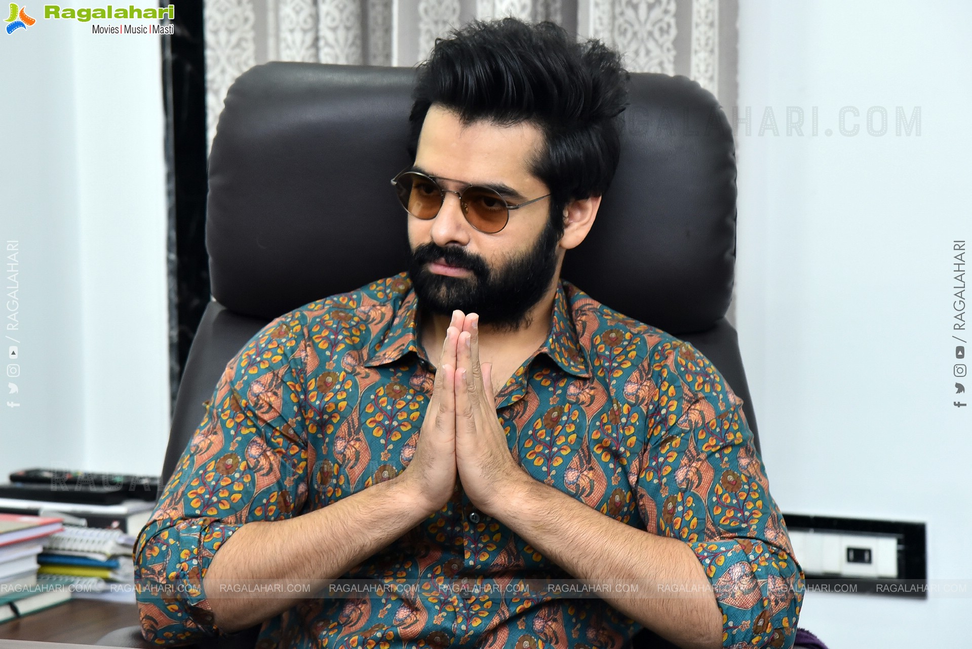 Ram Pothineni at The Warrior movie Interview, HD Photo Gallery