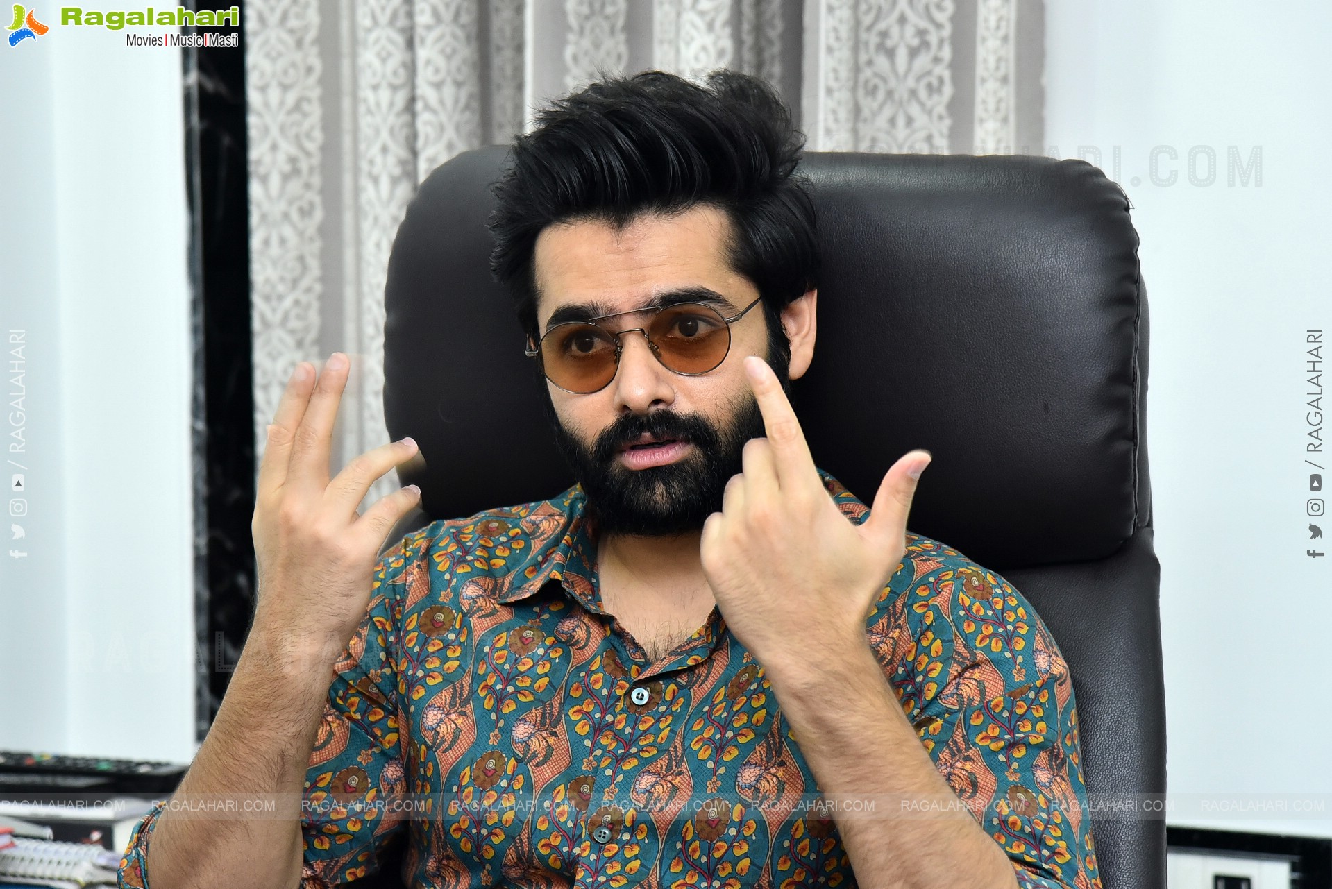 Ram Pothineni at The Warrior movie Interview, HD Photo Gallery