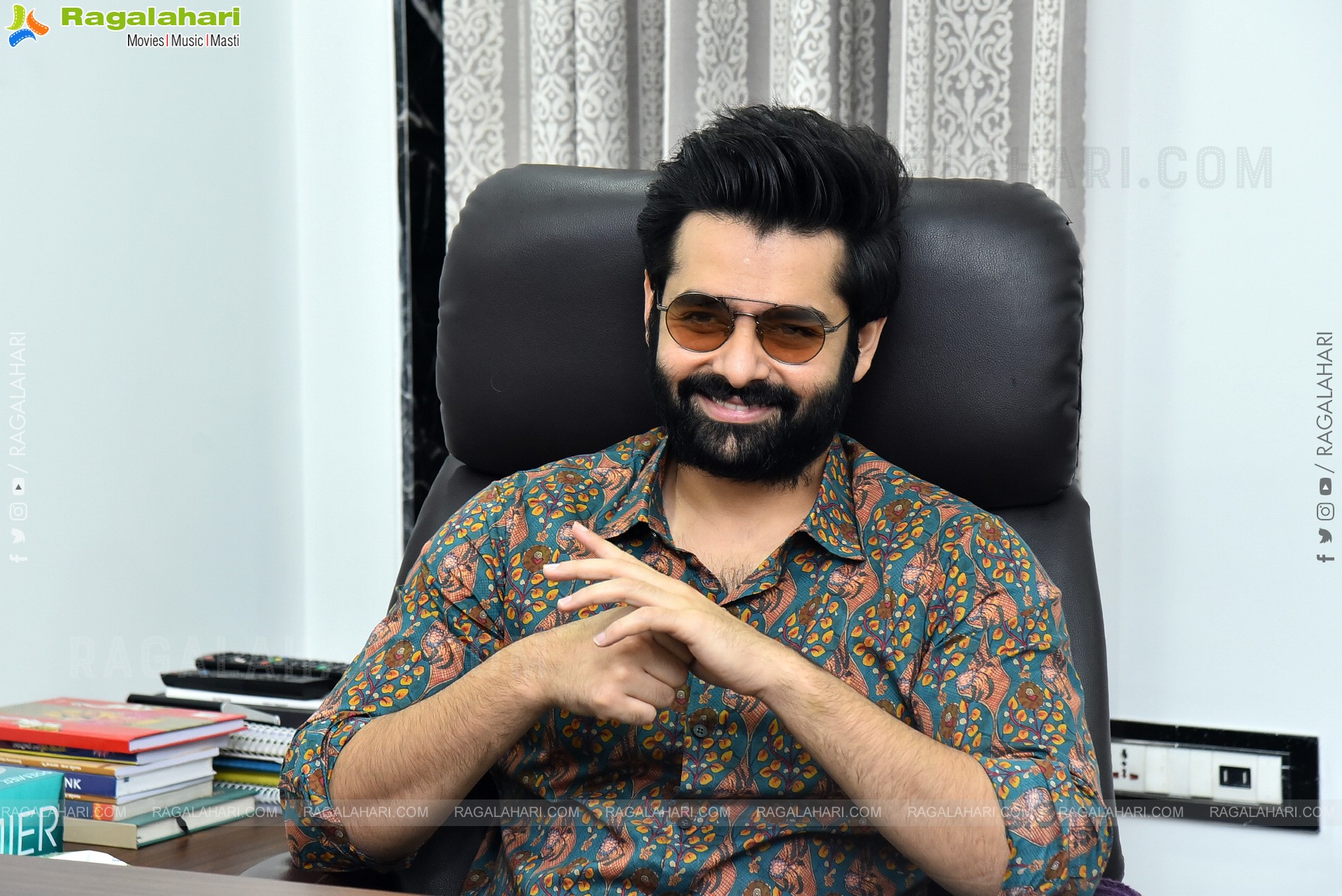 Ram Pothineni at The Warrior movie Interview, HD Photo Gallery