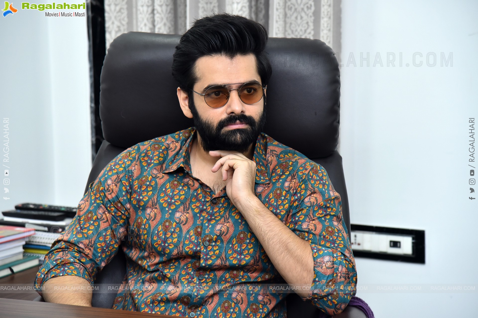 Ram Pothineni at The Warrior movie Interview, HD Photo Gallery