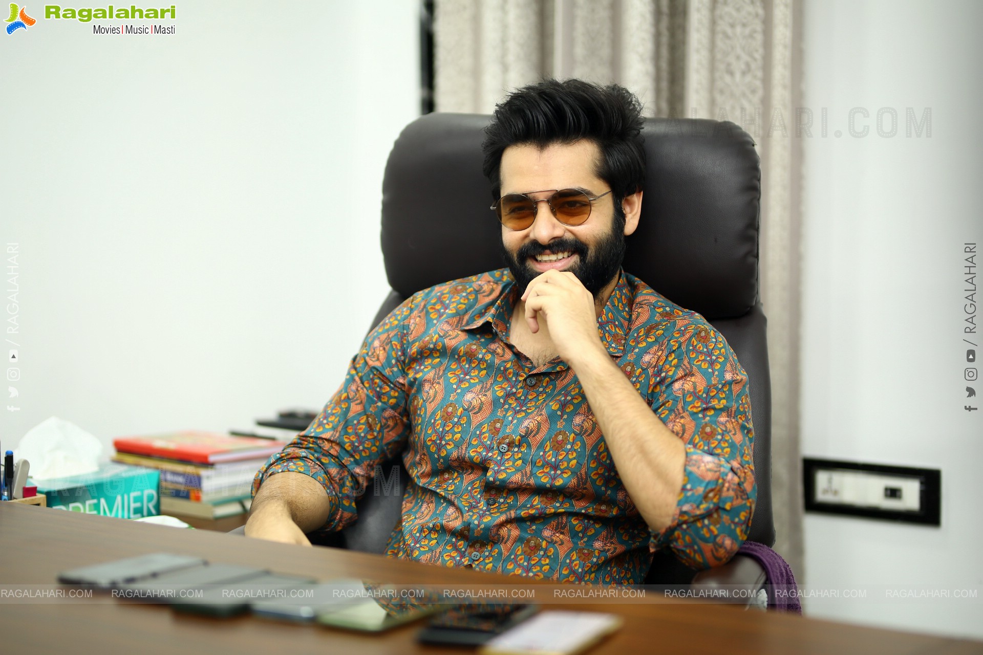 Ram Pothineni at The Warrior movie Interview, HD Photo Gallery