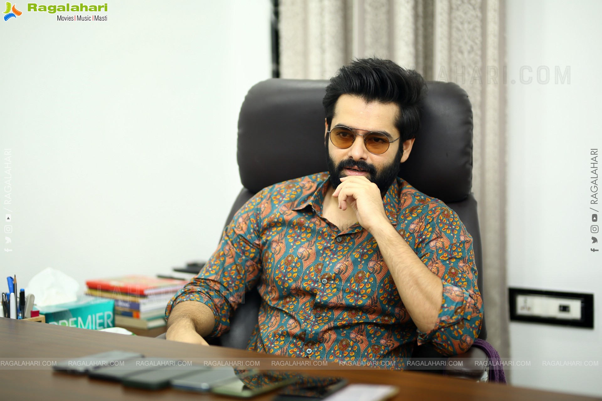 Ram Pothineni at The Warrior movie Interview, HD Photo Gallery