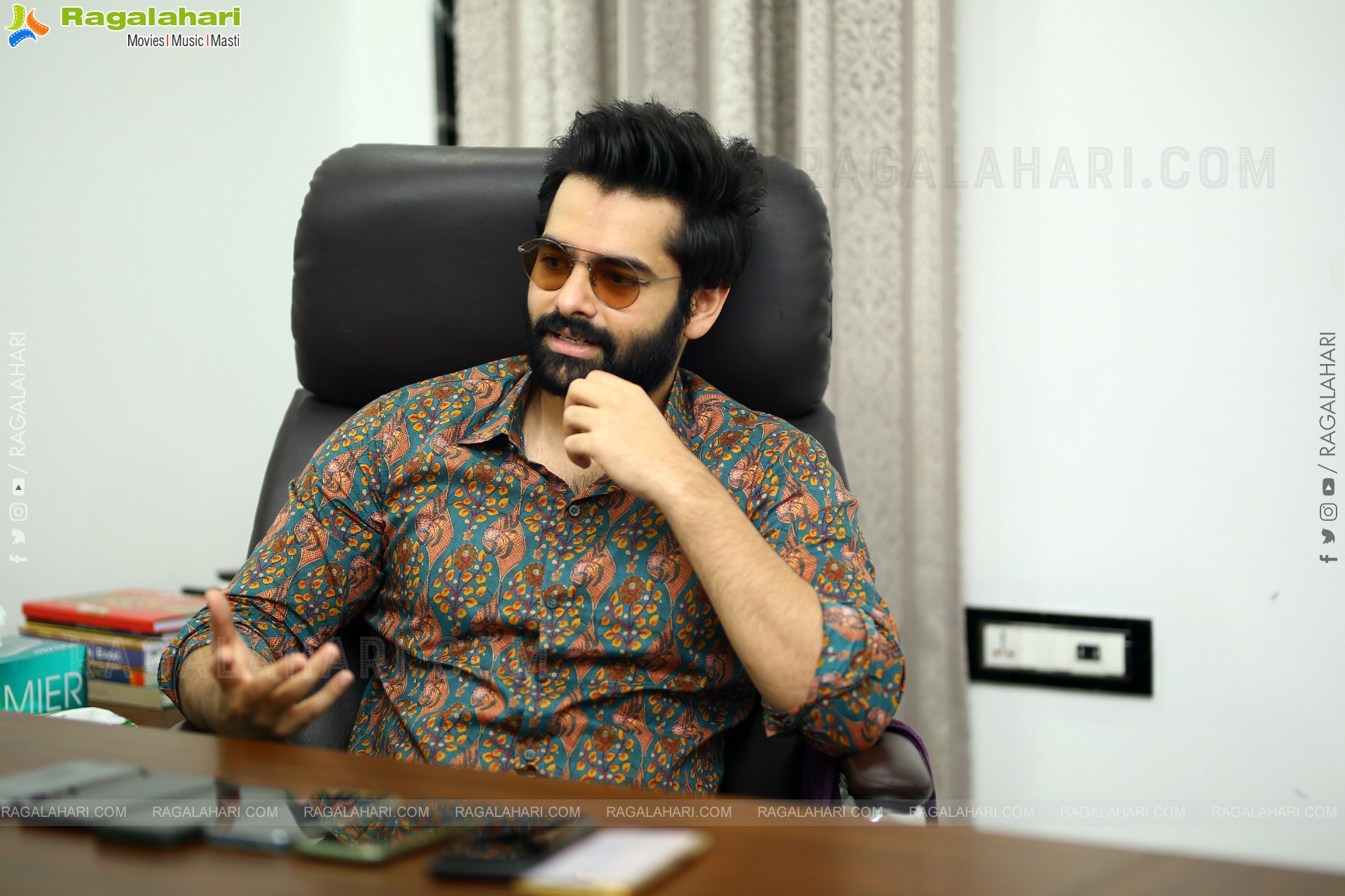 Ram Pothineni at The Warrior movie Interview, HD Photo Gallery