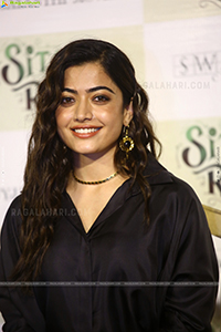 Rashmika Mandanna at Sita Ramam Trailer Launch