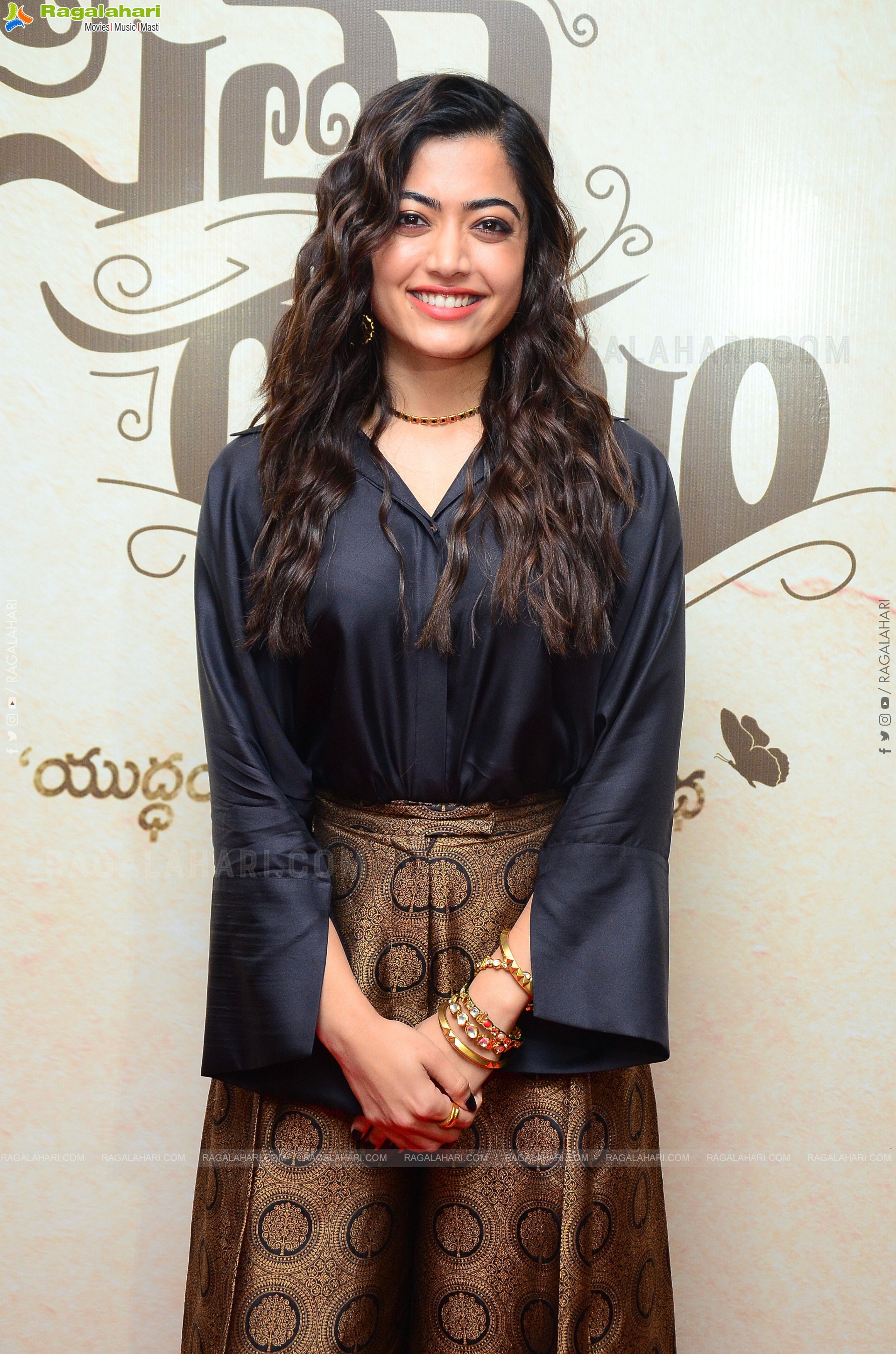 Rashmika Mandanna at Sita Ramam Movie Trailer Launch, HD Photo Gallery