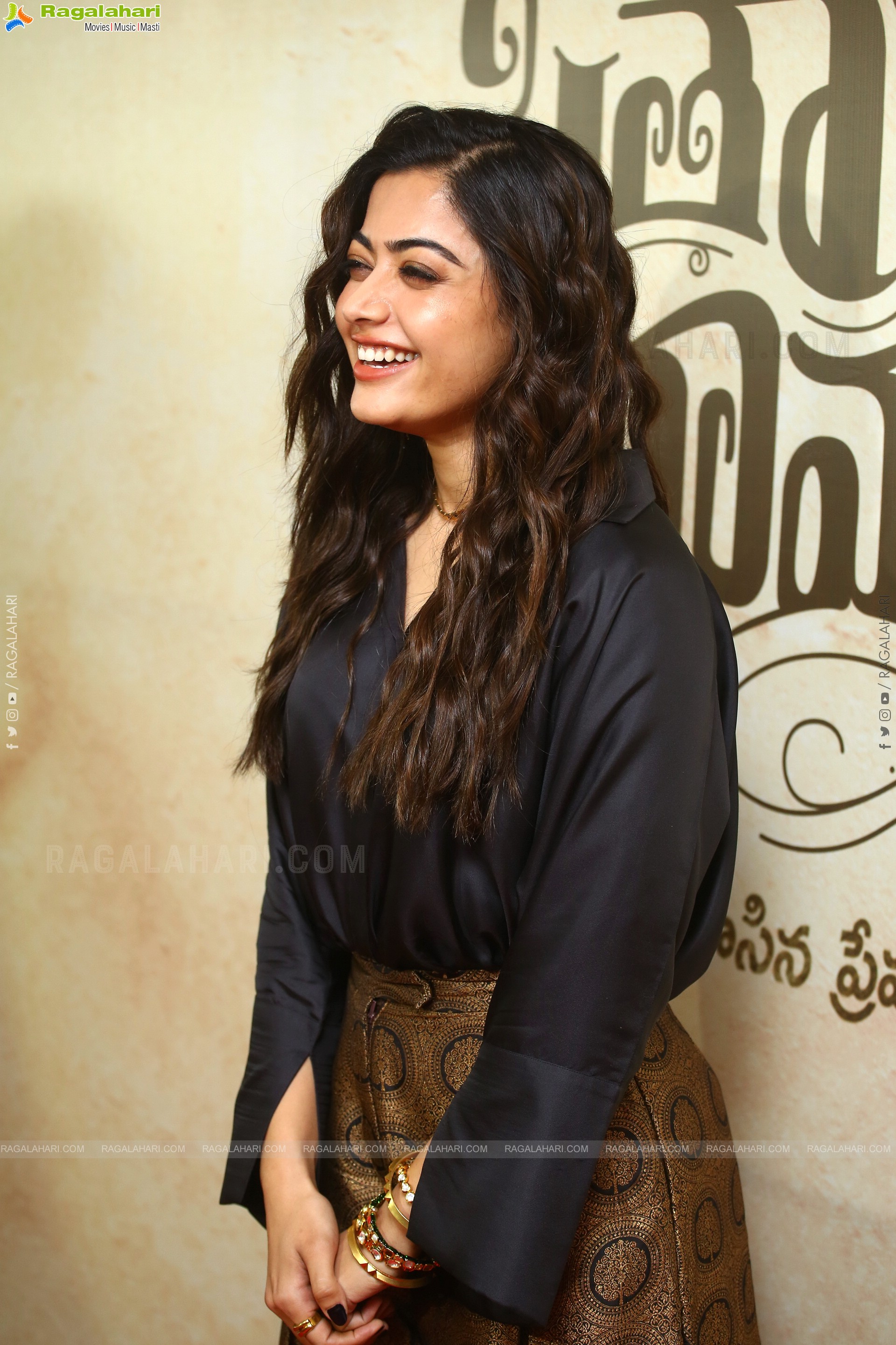 Rashmika Mandanna at Sita Ramam Movie Trailer Launch, HD Photo Gallery