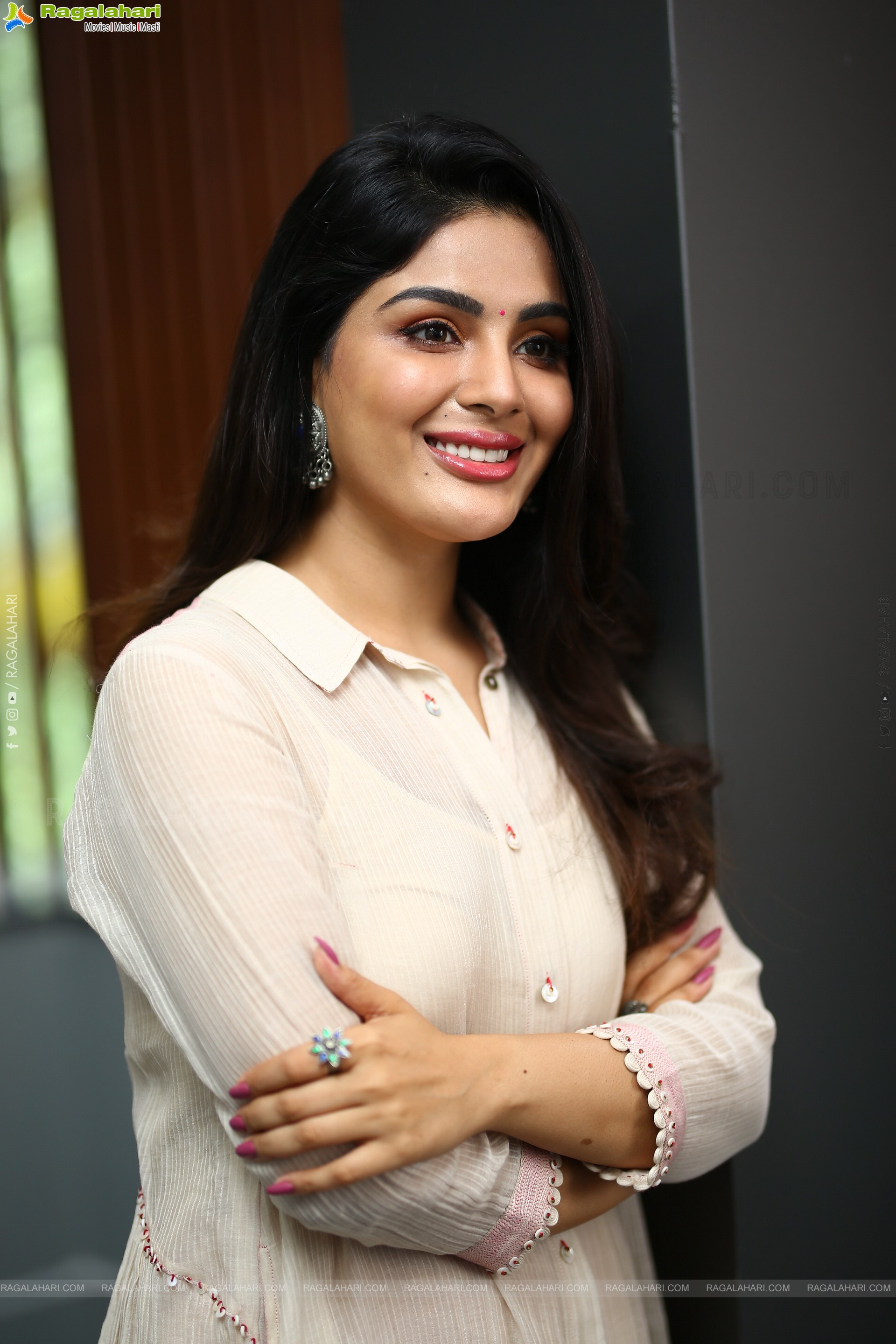 Samyuktha Menon at Bimbisara Movie Interview, HD Photo Gallery