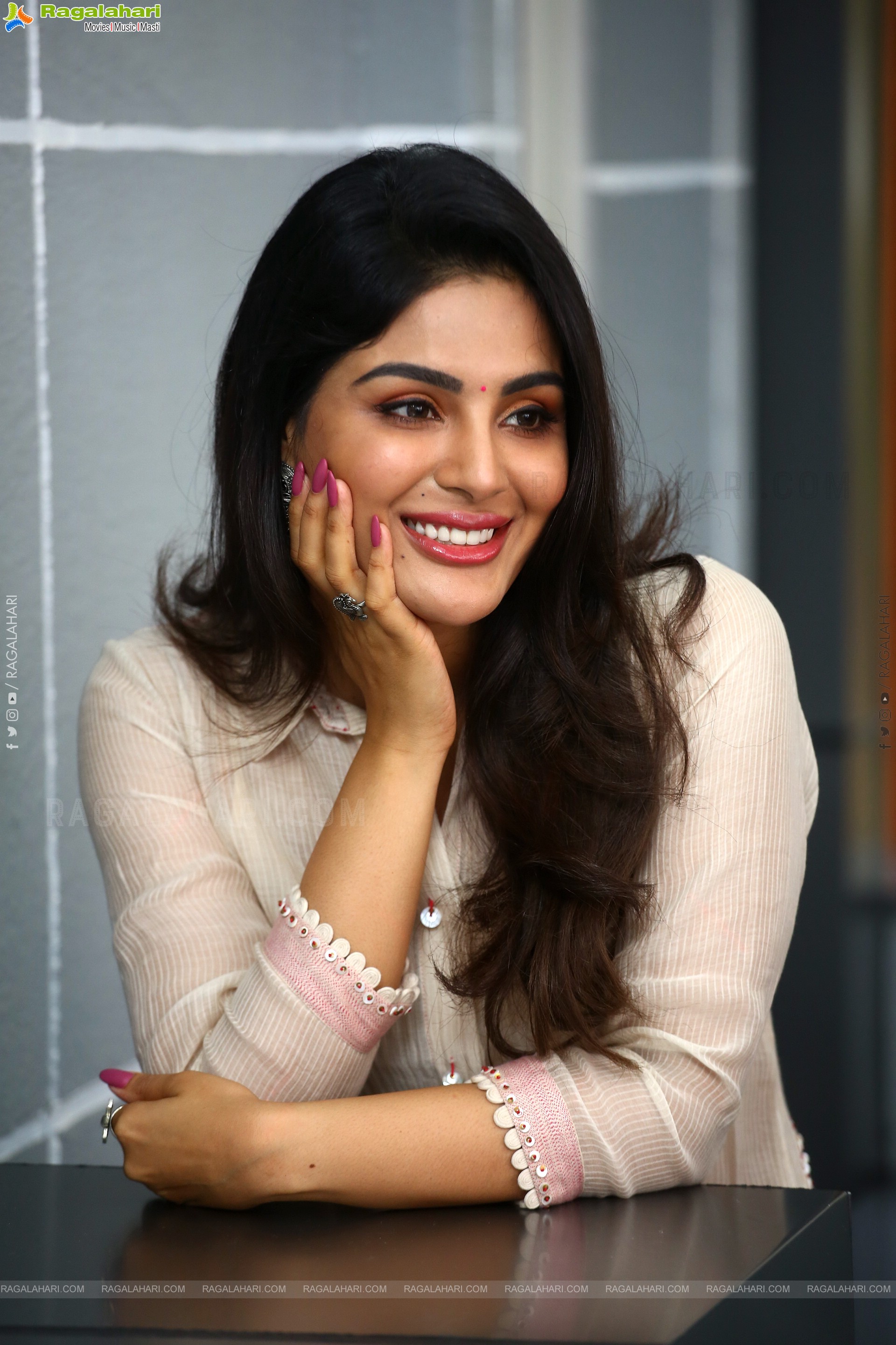 Samyuktha Menon at Bimbisara Movie Interview, HD Photo Gallery