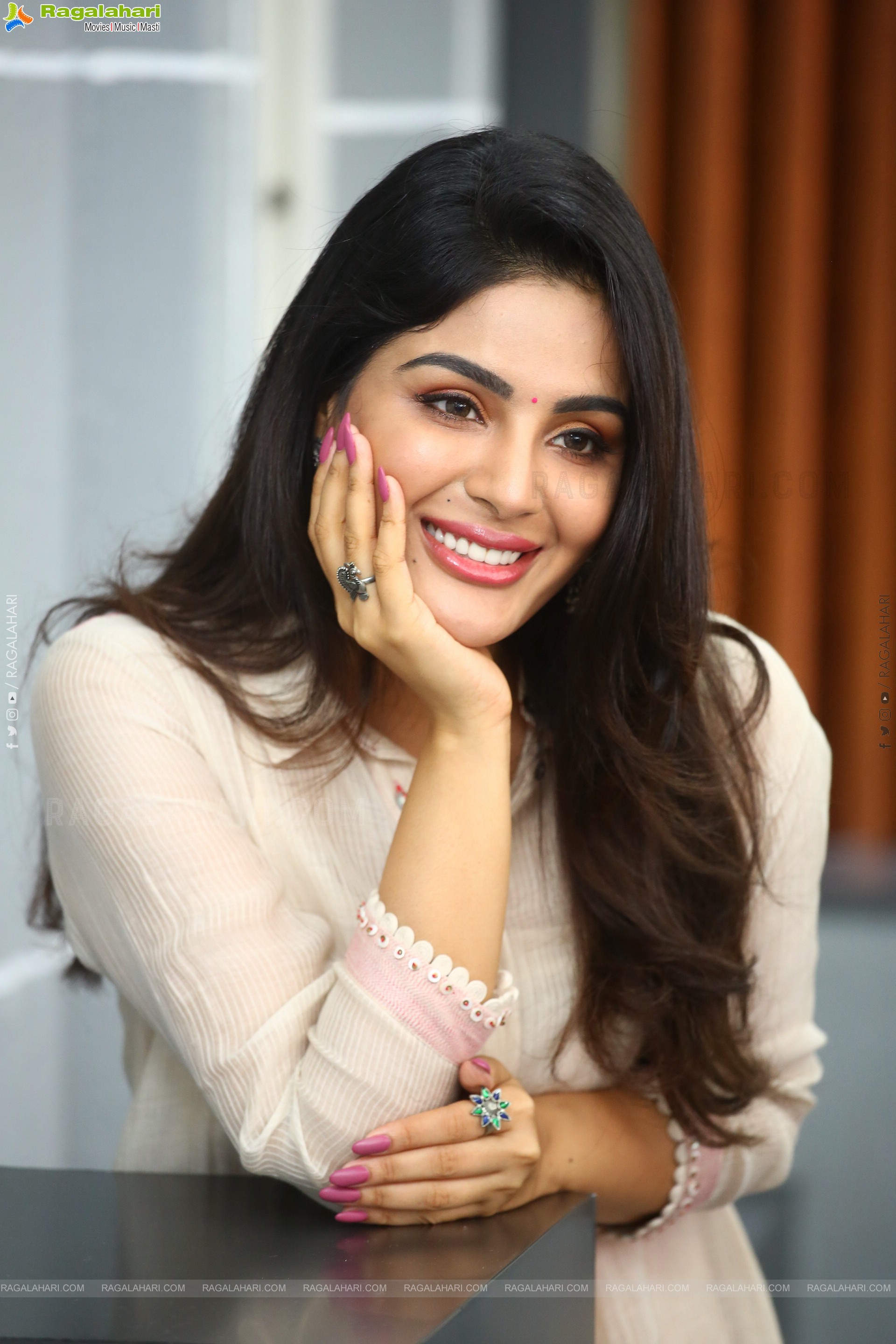 Samyuktha Menon at Bimbisara Movie Interview, HD Photo Gallery