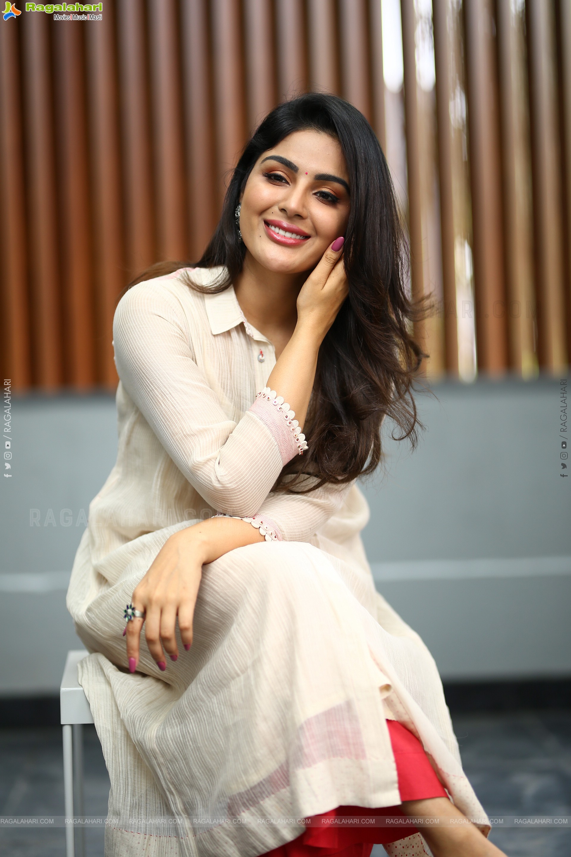 Samyuktha Menon at Bimbisara Movie Interview, HD Photo Gallery