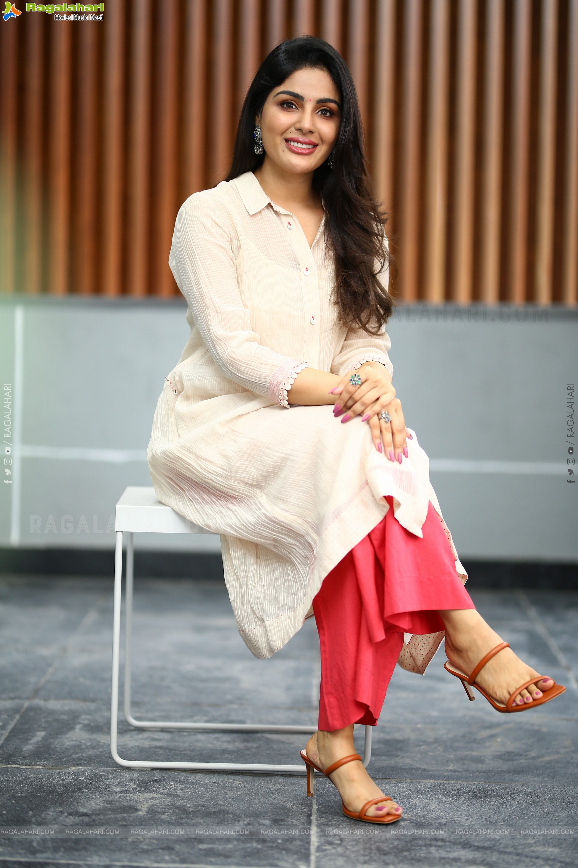 Samyuktha Menon at Bimbisara Movie Interview, HD Photo Gallery