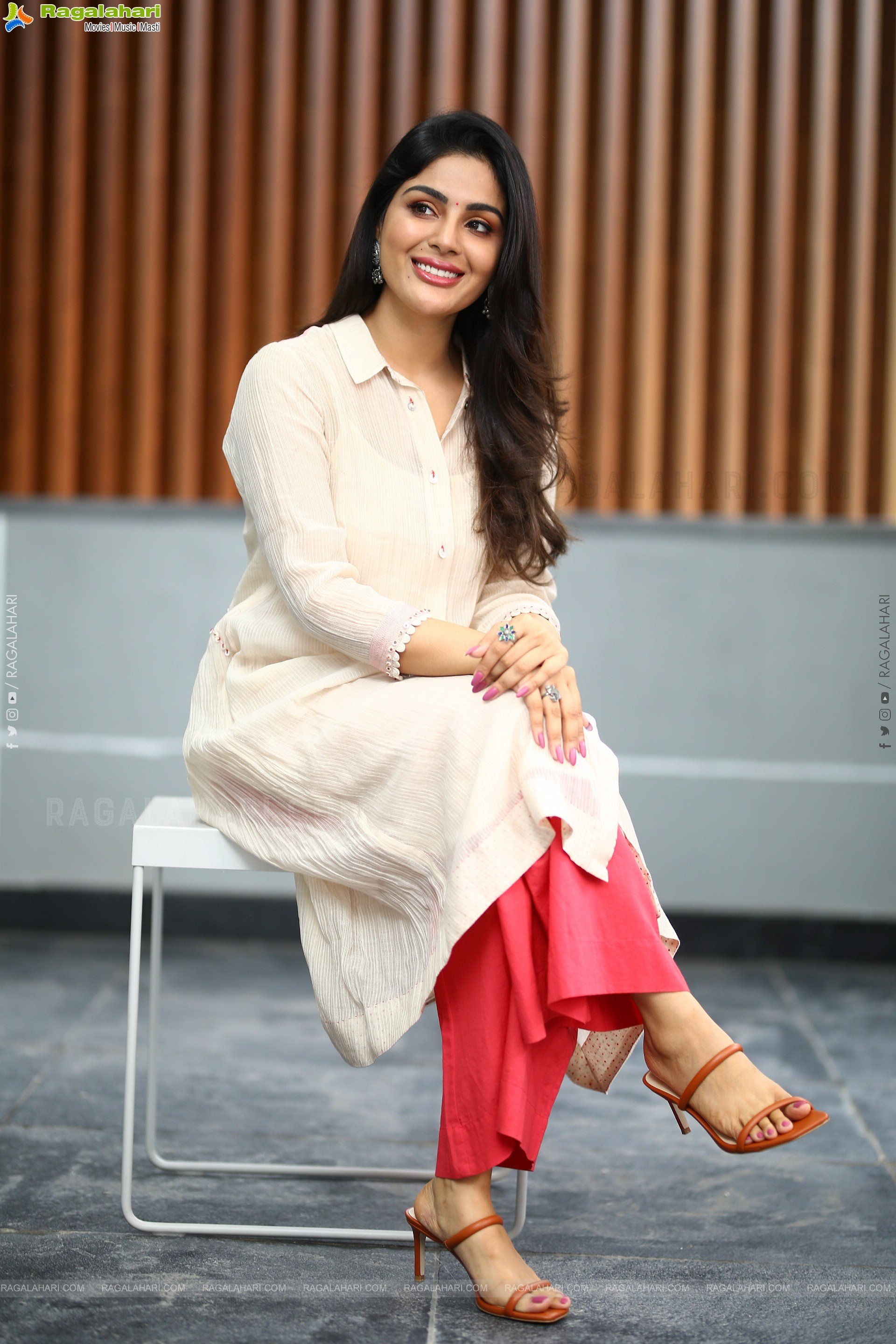 Samyuktha Menon at Bimbisara Movie Interview, HD Photo Gallery