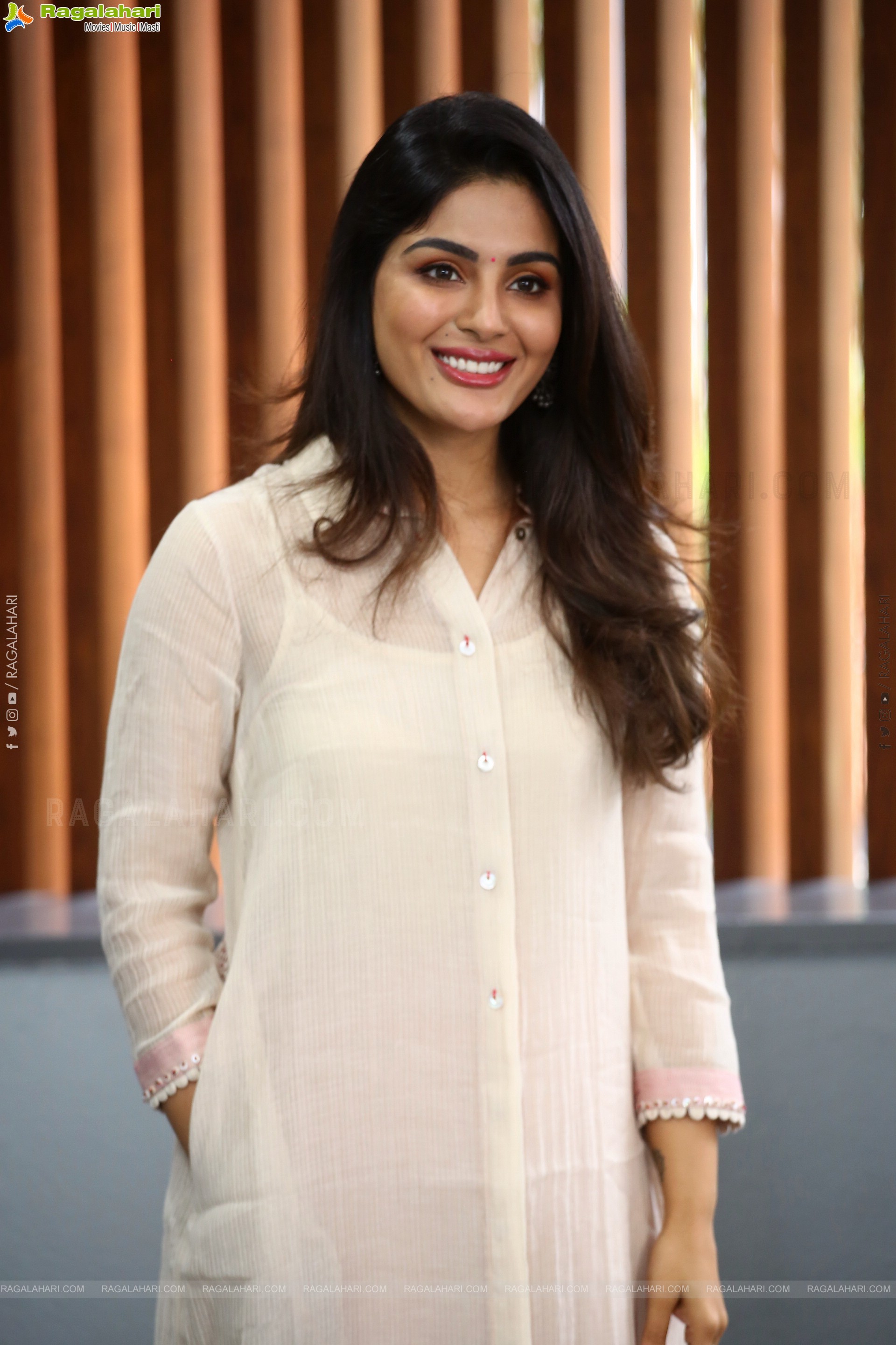 Samyuktha Menon at Bimbisara Movie Interview, HD Photo Gallery