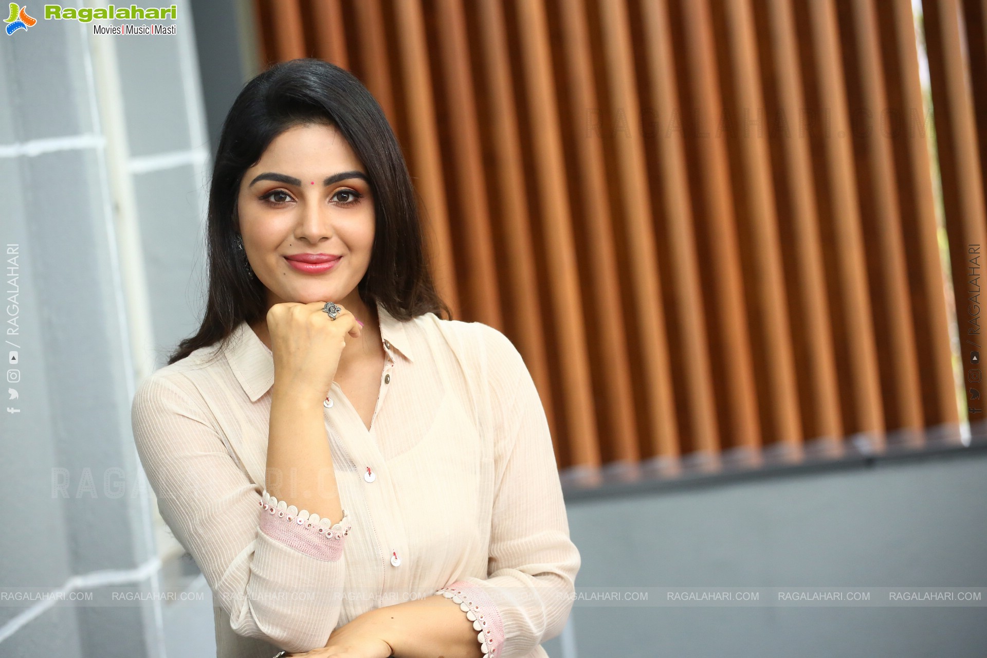 Samyuktha Menon at Bimbisara Movie Interview, HD Photo Gallery