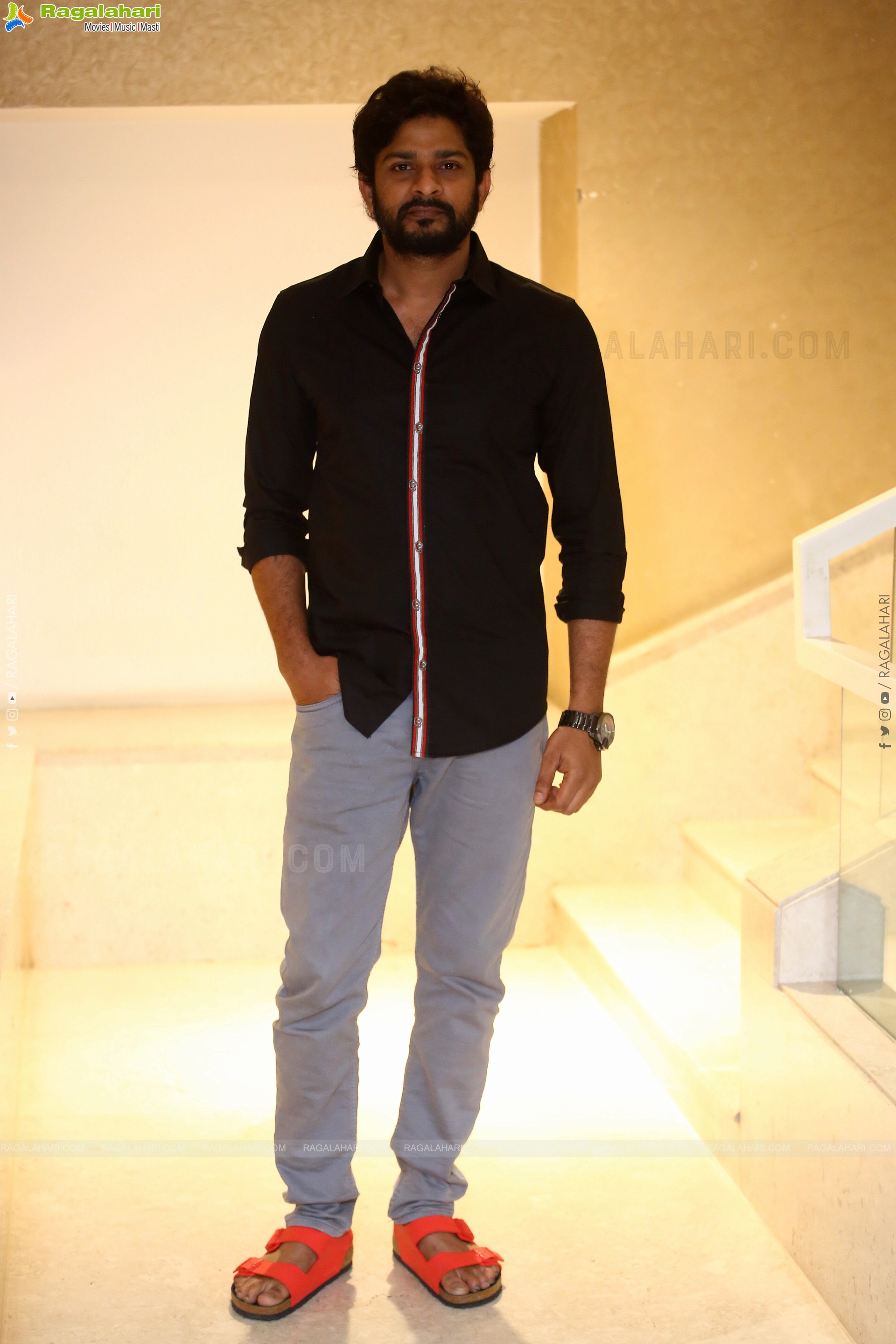 Sandeep Madhav at Gandharwa Movie Pre-Release Event, HD Photo Gallery