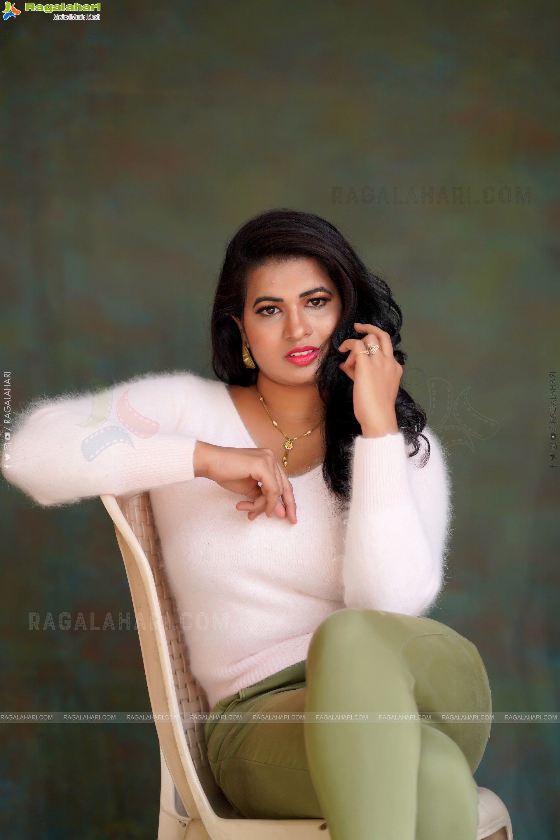 Anusha Venugopal in Baby Pink Sweatshirt and Beanie Cap, Exclusive Photo Shoot