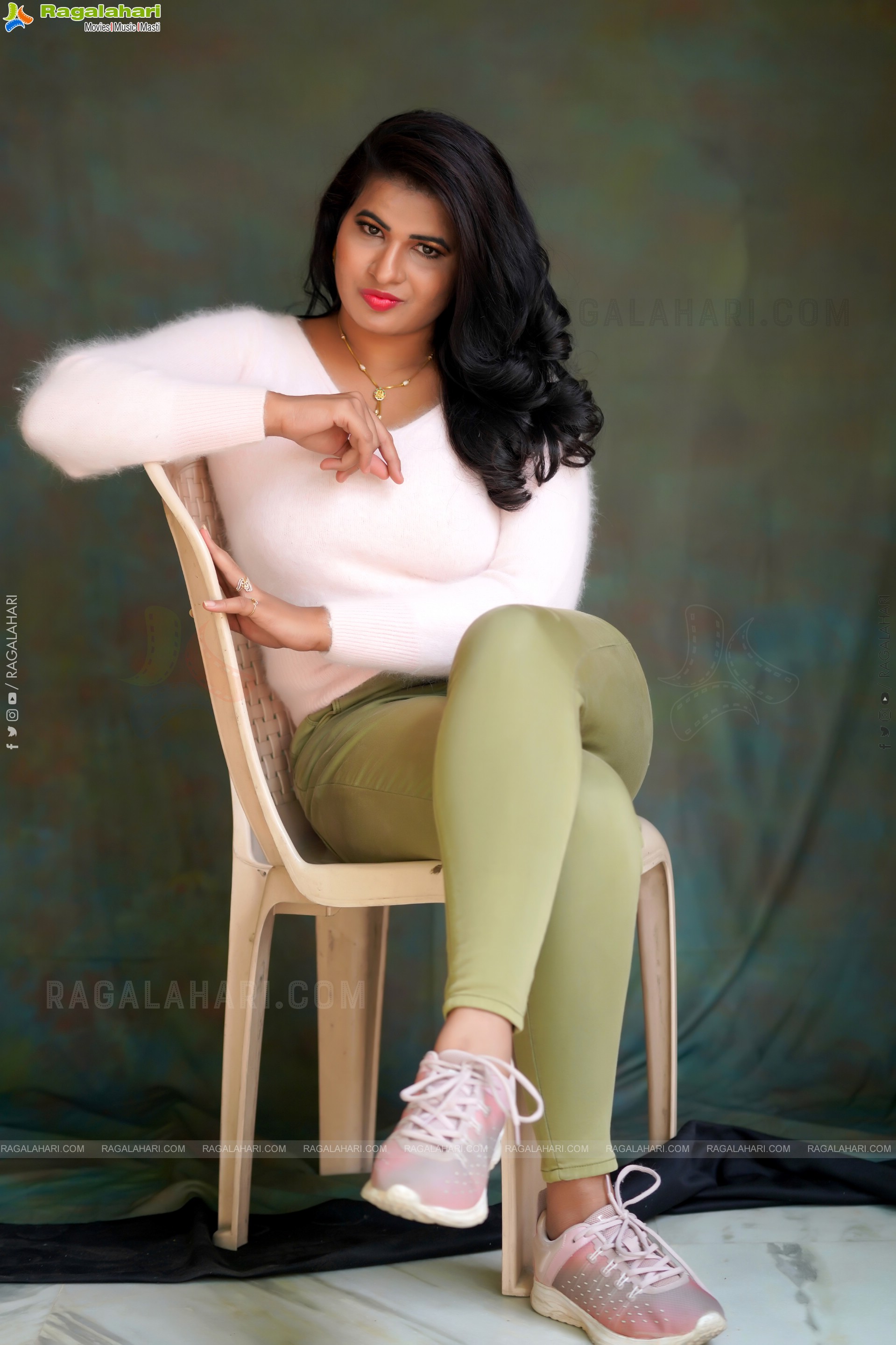 Anusha Venugopal in Baby Pink Sweatshirt and Beanie Cap, Exclusive Photo Shoot