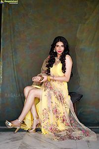 Tanya Pradhan in Light Yellow Lehenga Choli