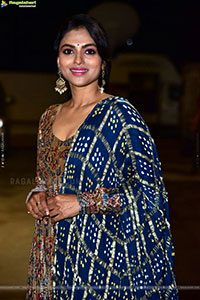 Ganavi Laxman at Rudrangi Pre Release Event, HD Gallery