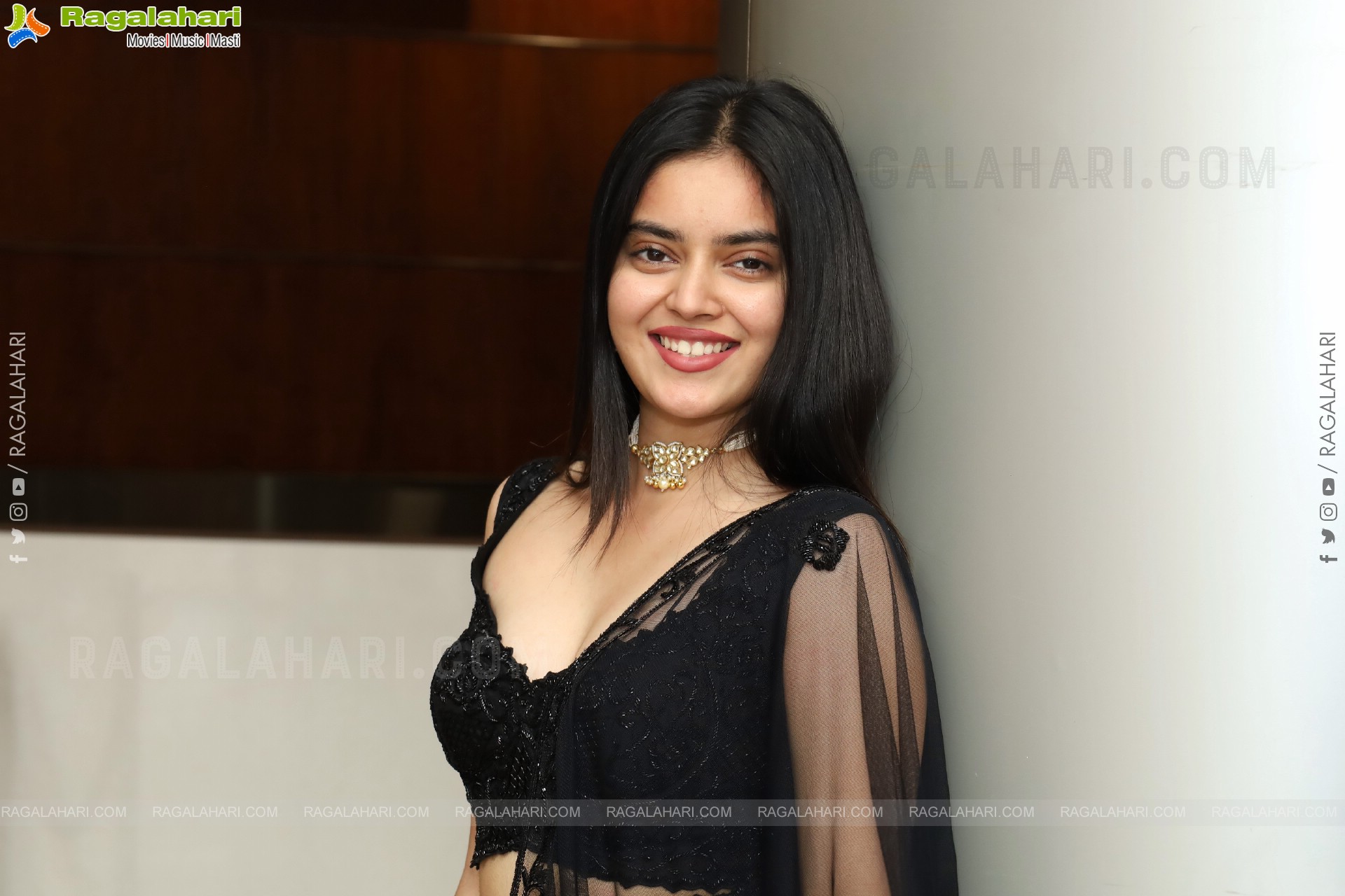 Kushitha Kallapu stills in Black Dress, HD Gallery