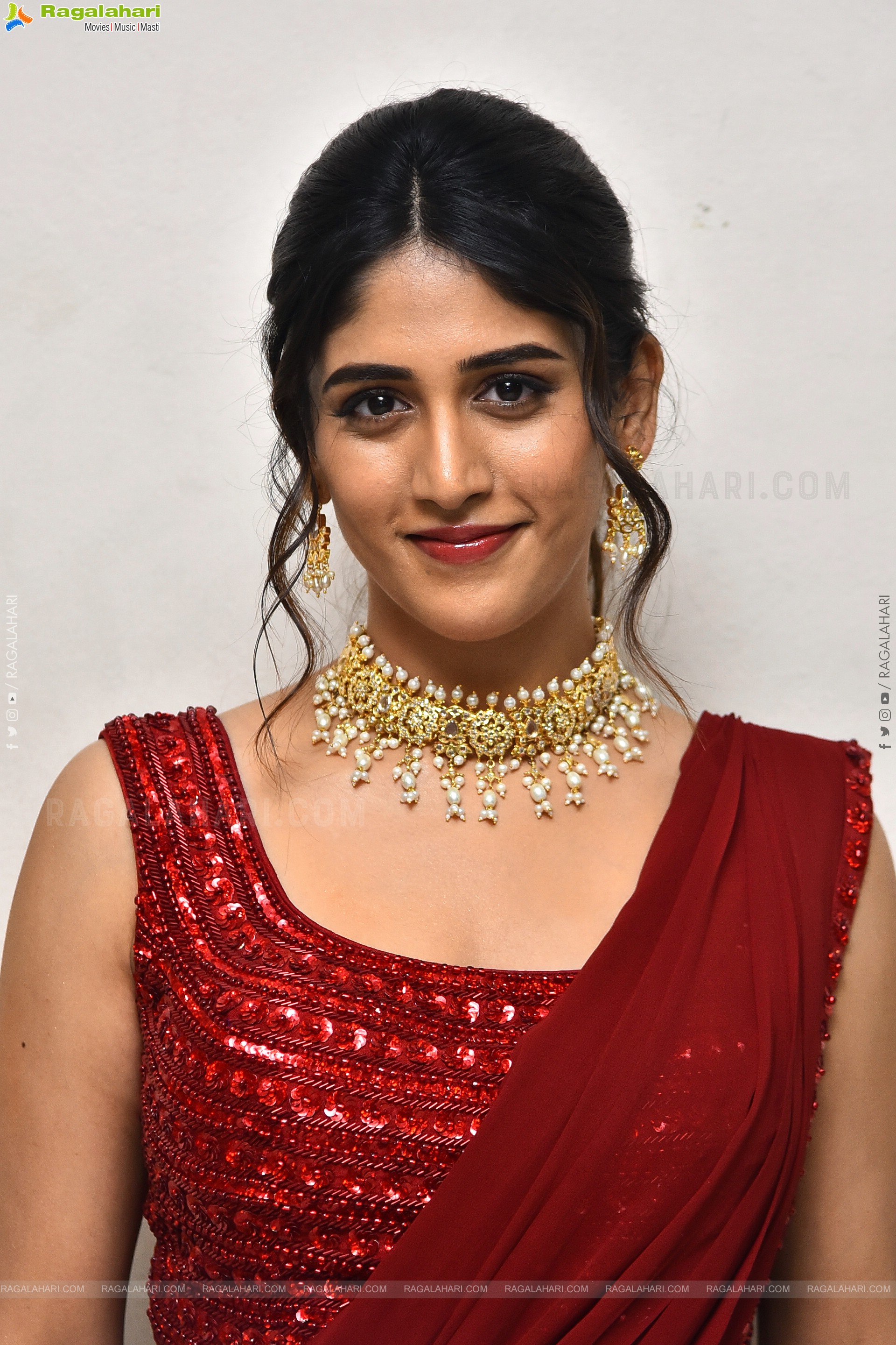 Chandini Chowdary at Music Shop Murthy Pre Release Event, HD Gallery