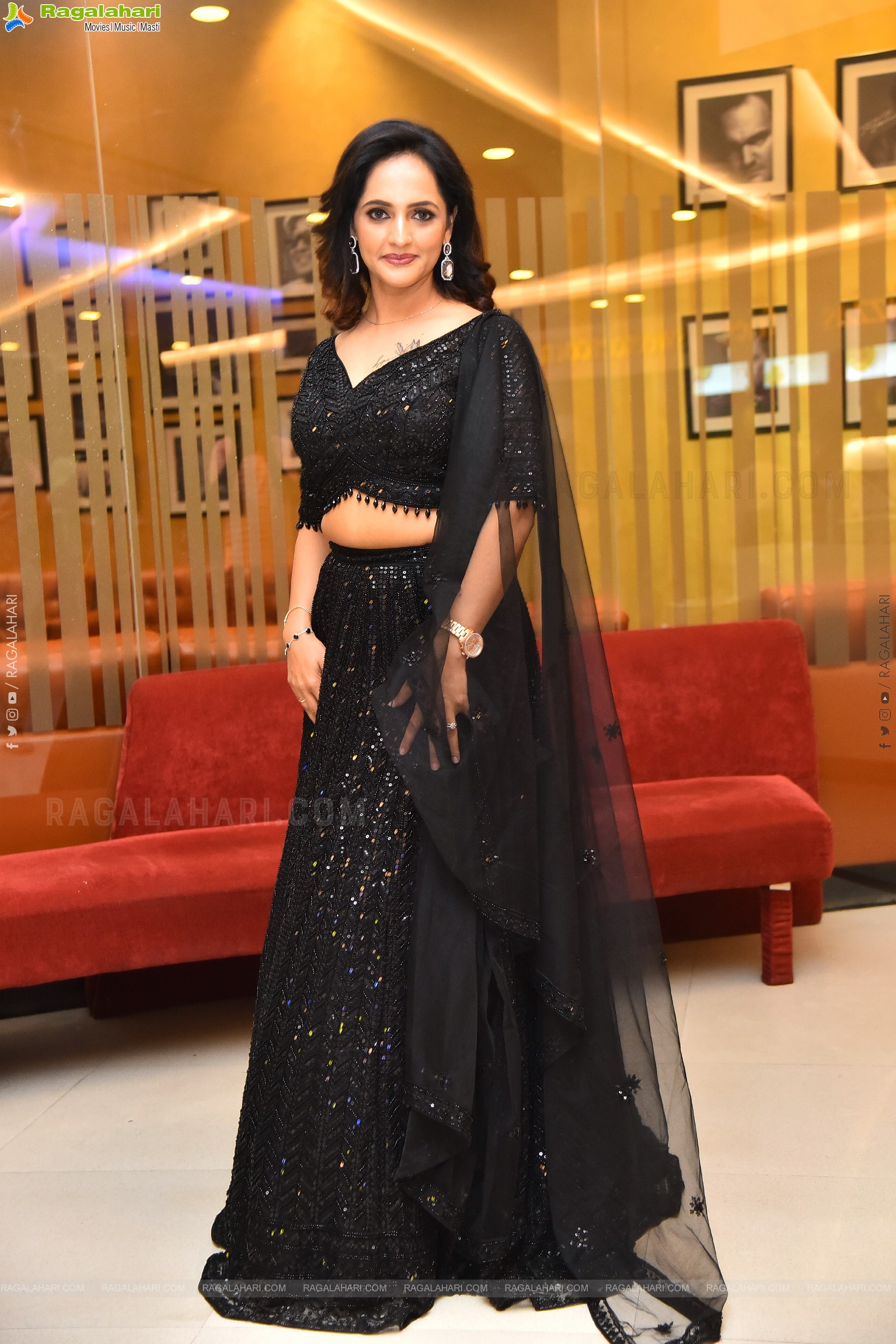Jyothi Poorvaj at A Master Piece Teaser Launch Event, HD Gallery
