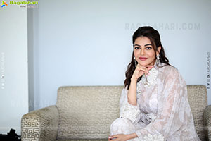 Kajal Aggarwal at Satyabhama Movie Interview, HD Gallery