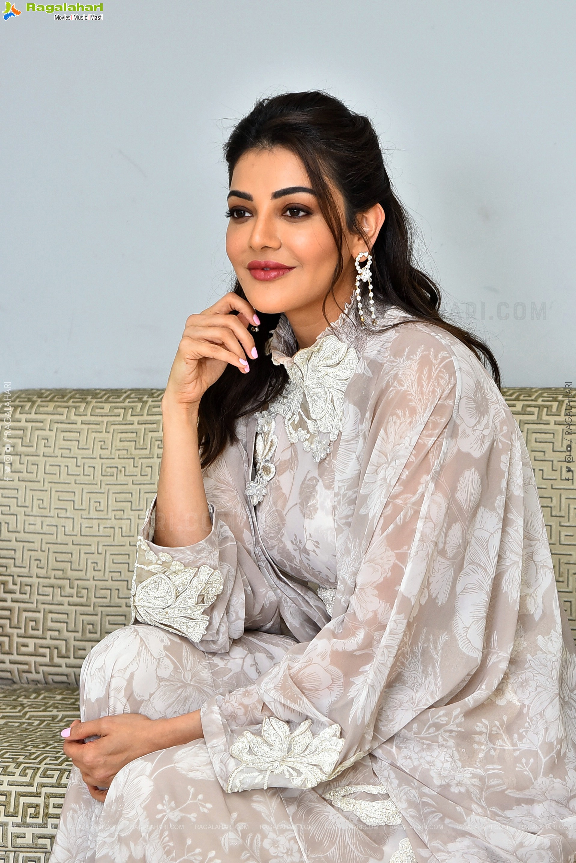 Kajal Aggarwal at Satyabhama Movie Interview, HD Gallery