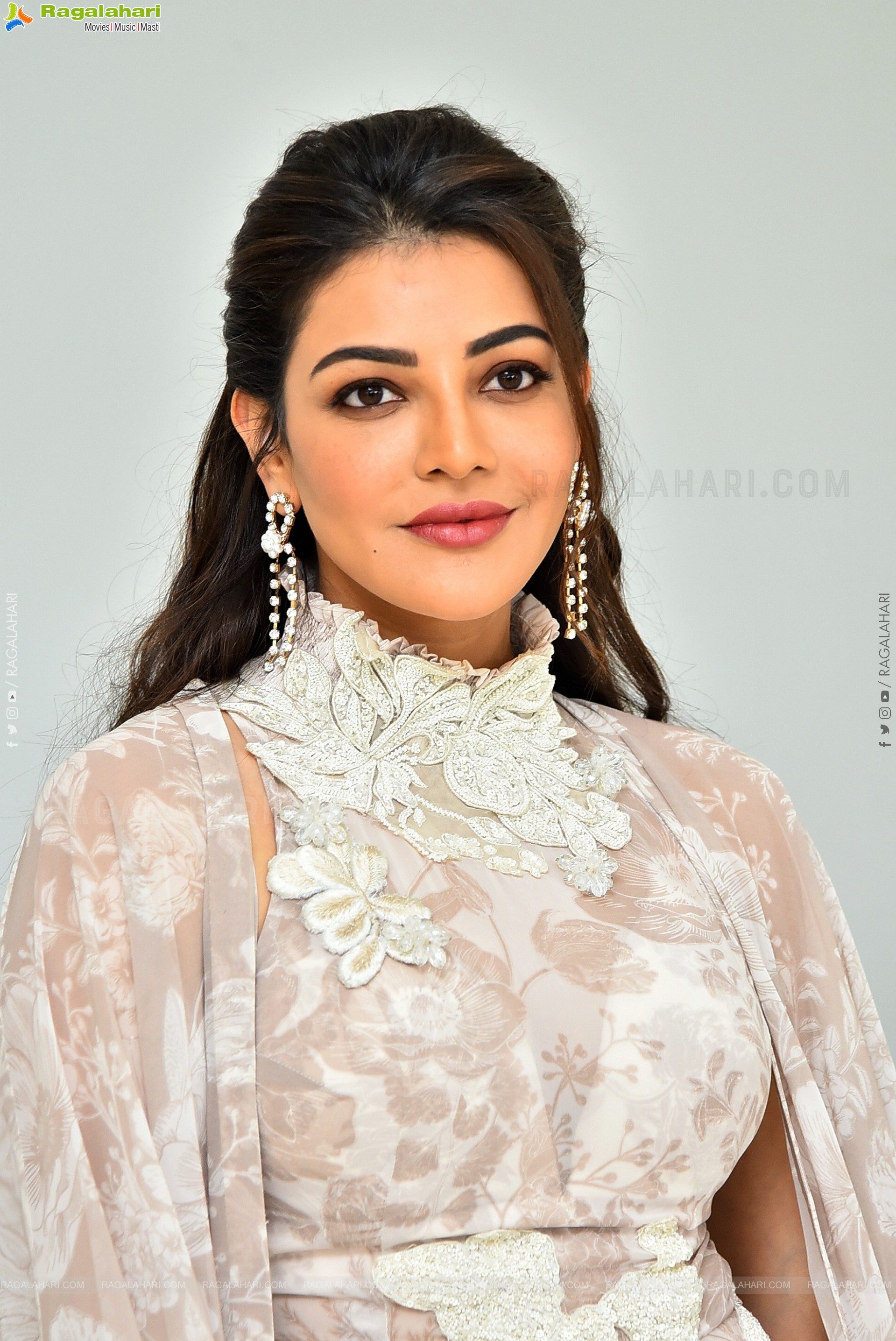 Kajal Aggarwal at Satyabhama Movie Interview, HD Gallery