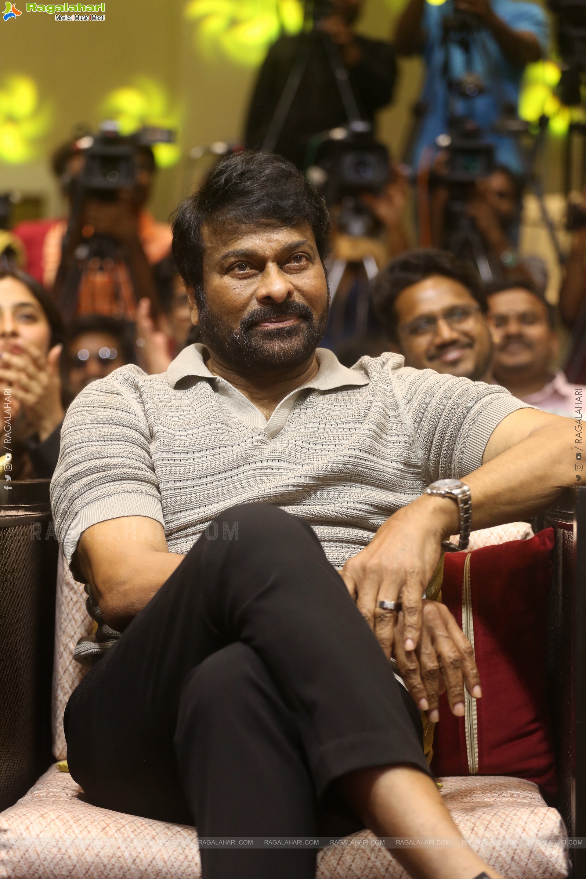 Chiranjeevi at Kuberaa Blockbuster Meet, HD Gallery
