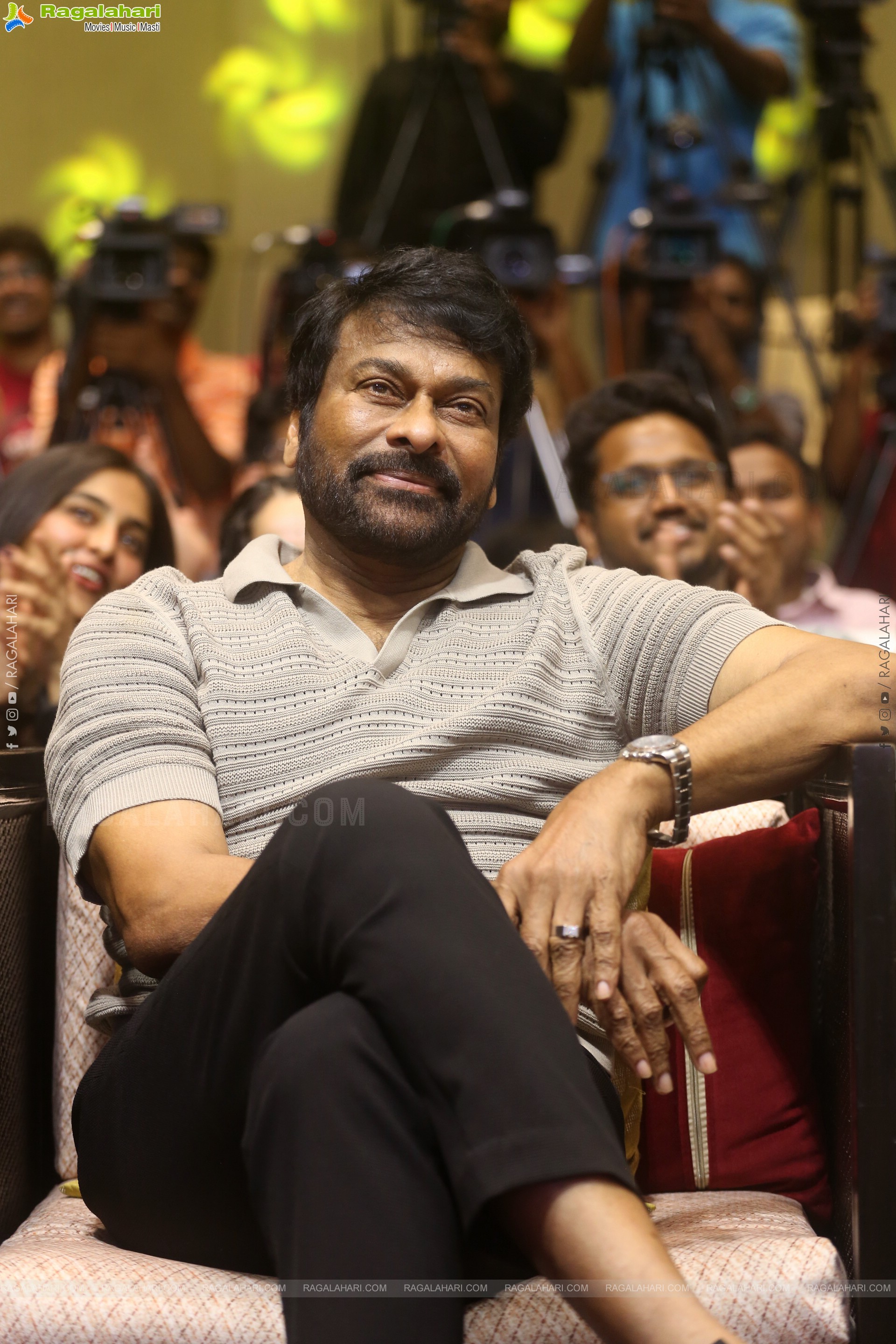 Chiranjeevi at Kuberaa Blockbuster Meet, HD Gallery