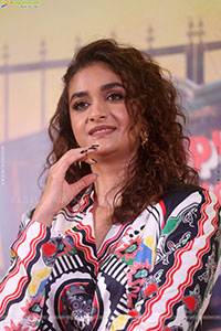 Keerthy Suresh at Uppu Kappurambu Movie Trailer Launch