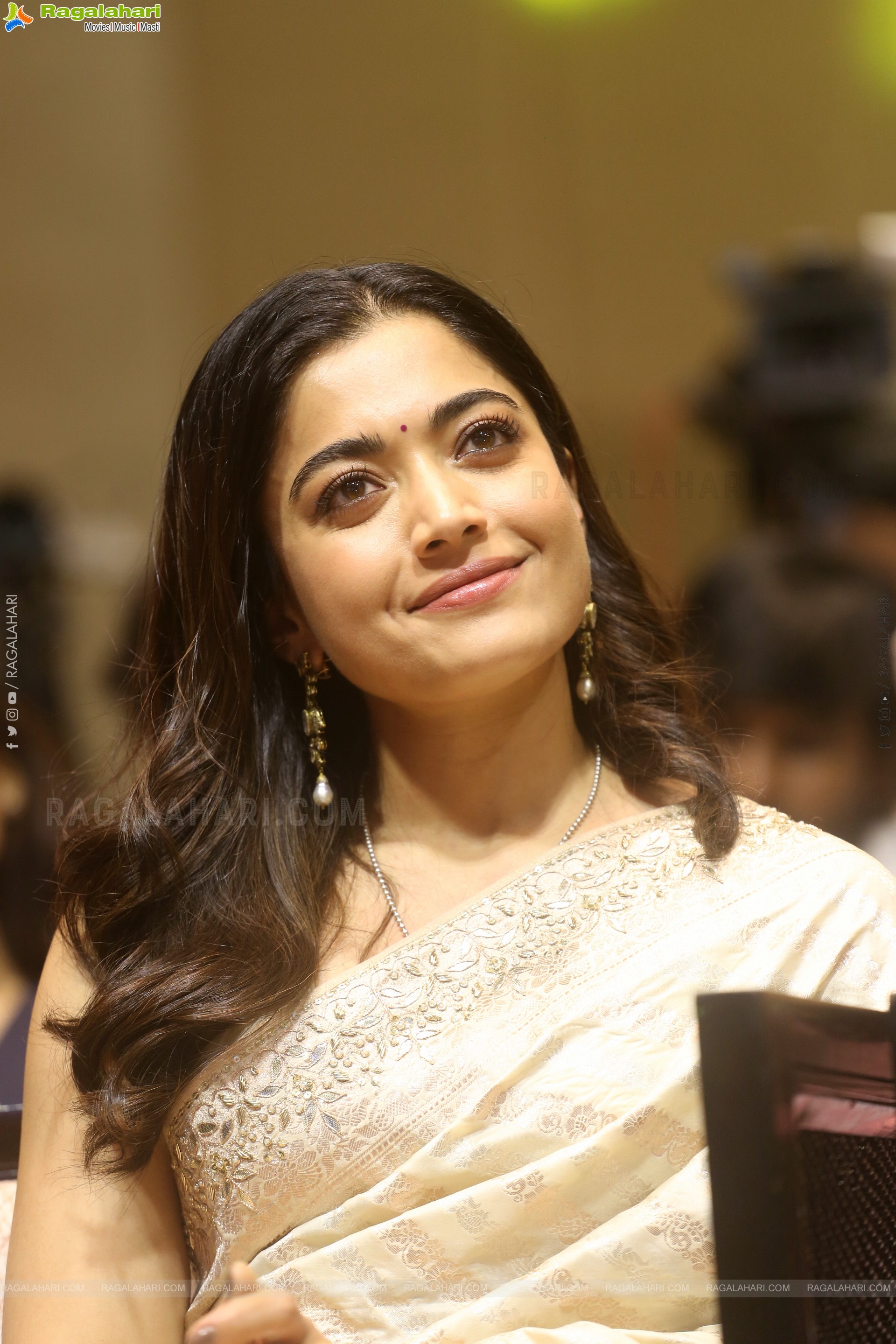 Rashmika Mandanna at Kuberaa Thank You Meet, HD Gallery