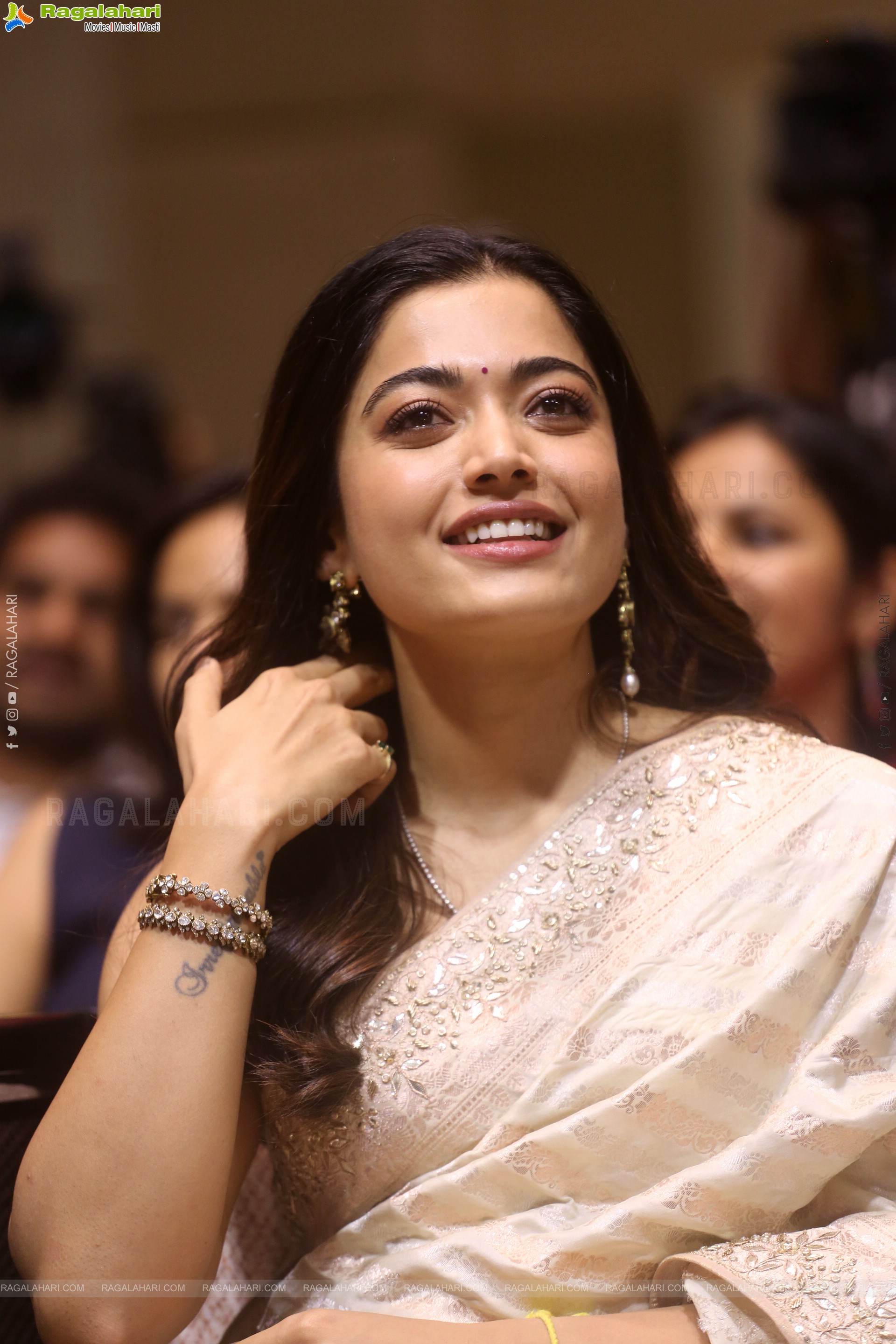 Rashmika Mandanna at Kuberaa Thank You Meet, HD Gallery