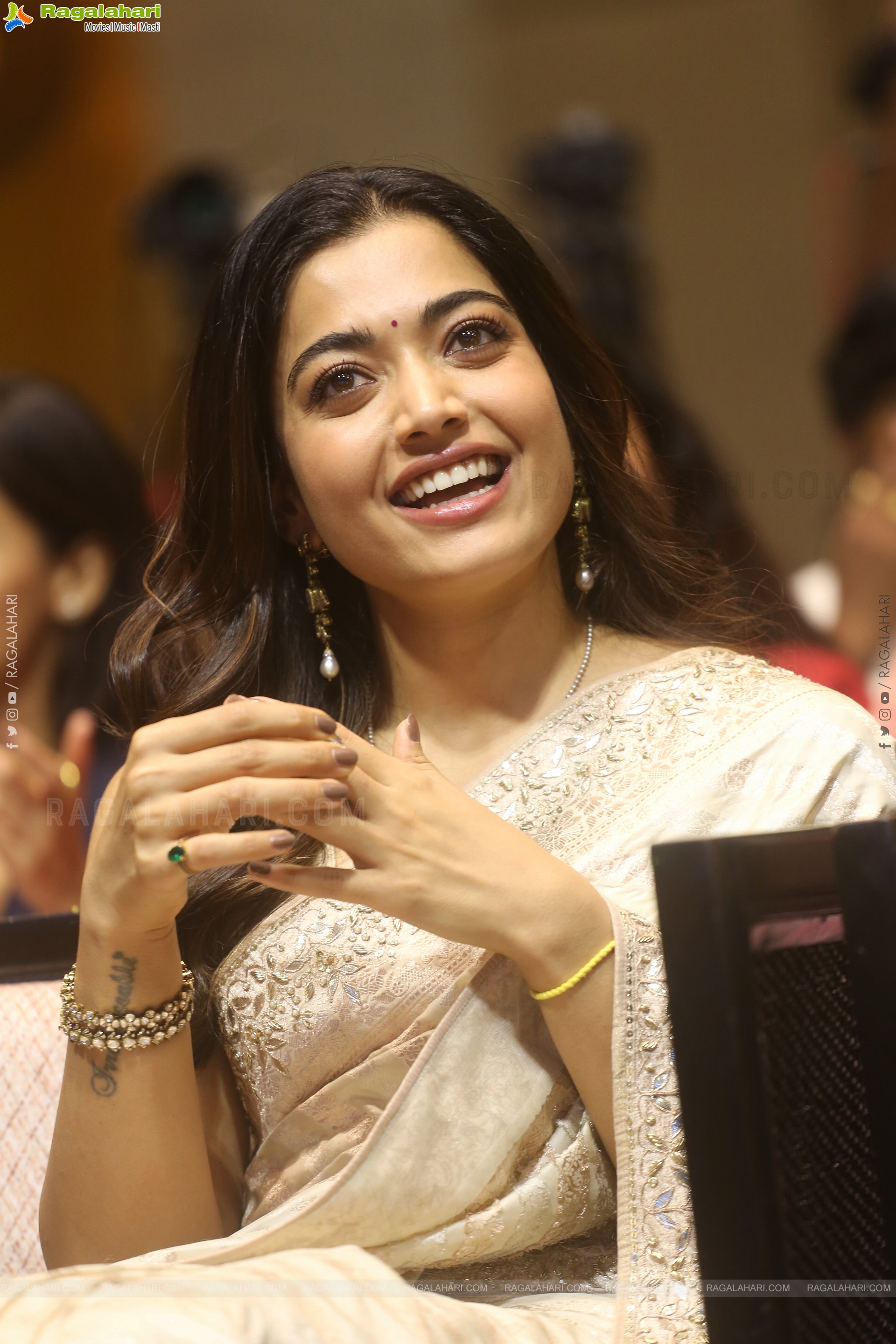 Rashmika Mandanna at Kuberaa Thank You Meet, HD Gallery