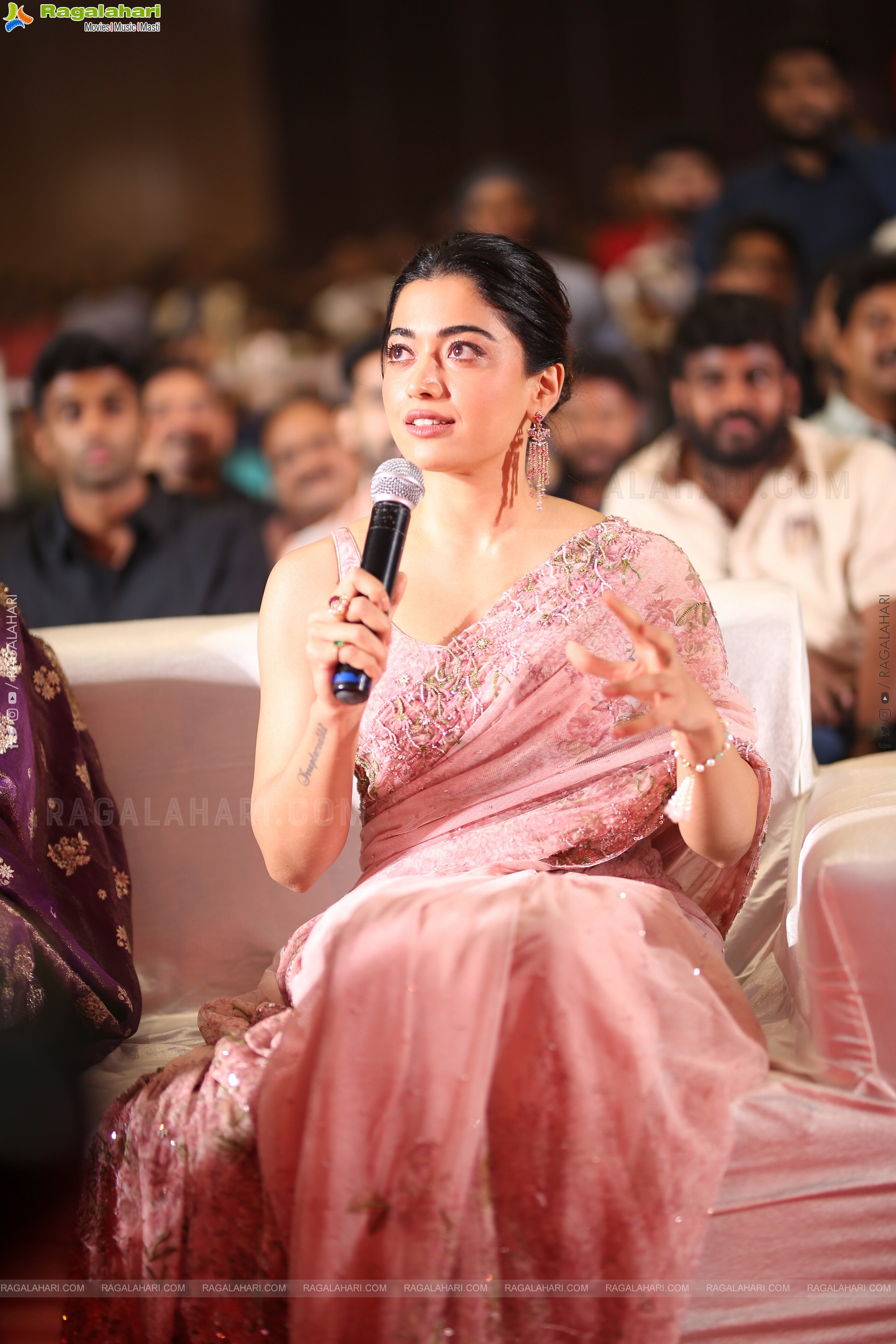 Rashmika Mandanna at Kuberaa Prerelease Event, HD Gallery