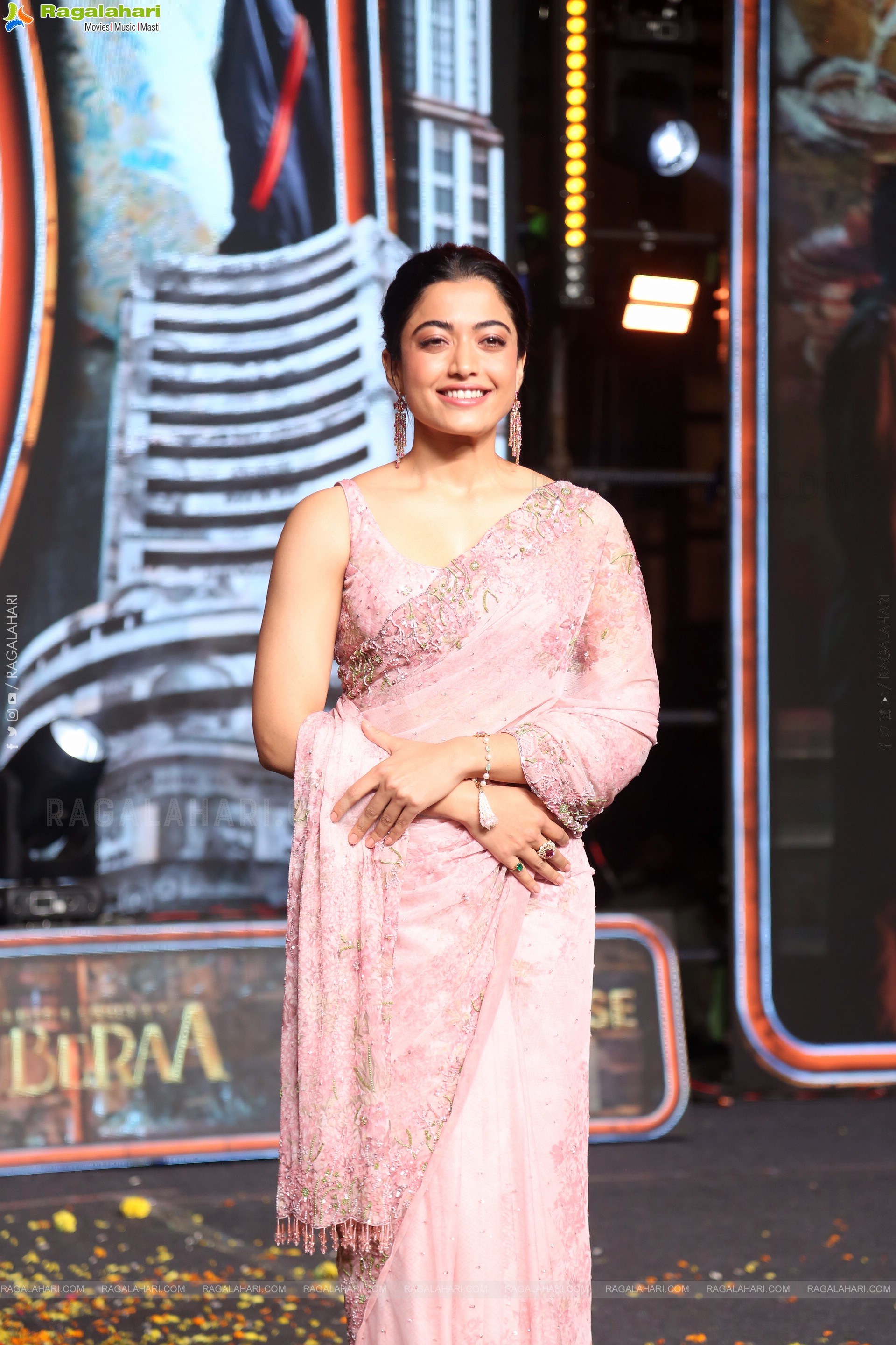 Rashmika Mandanna at Kuberaa Prerelease Event, HD Gallery