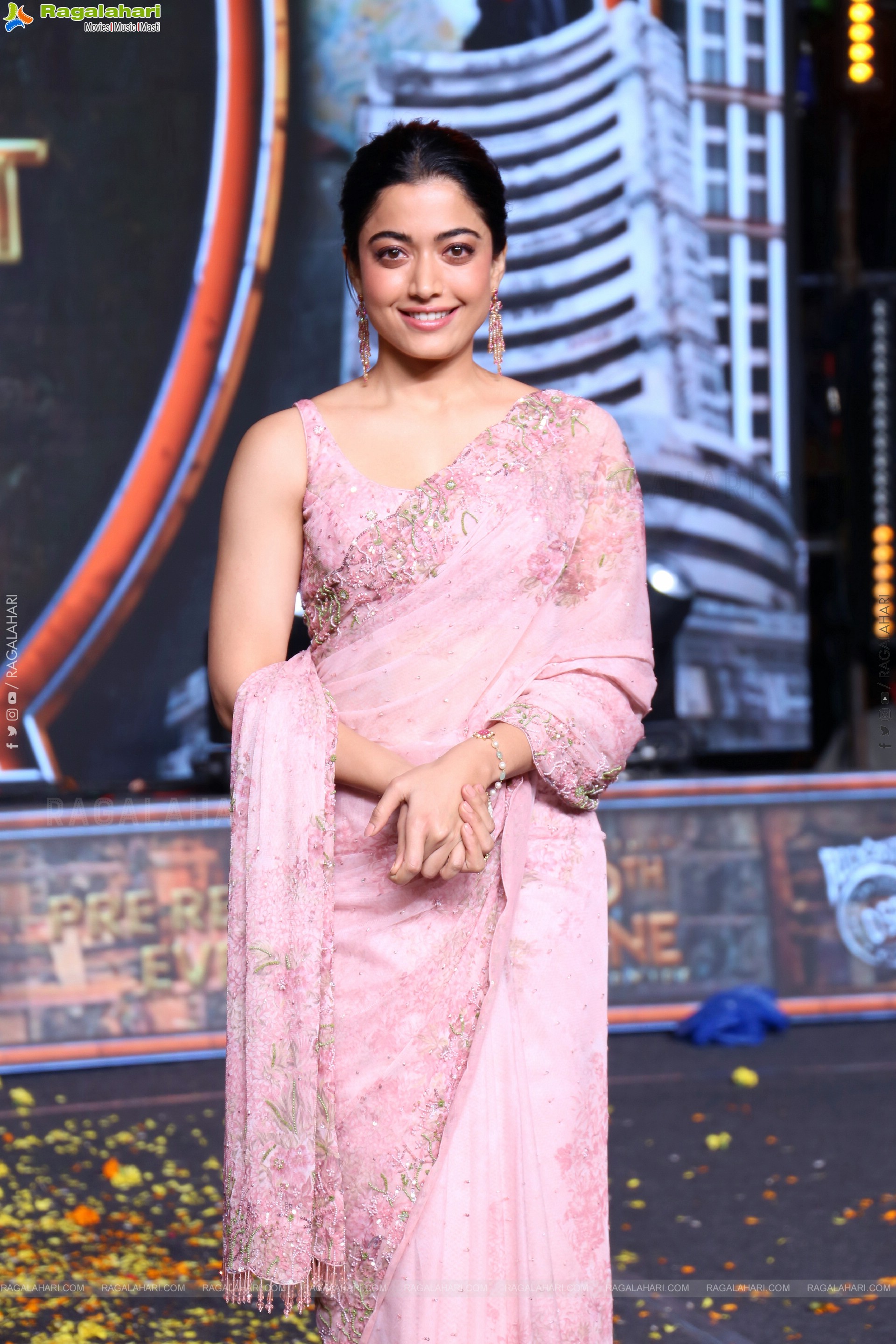 Rashmika Mandanna at Kuberaa Prerelease Event, HD Gallery
