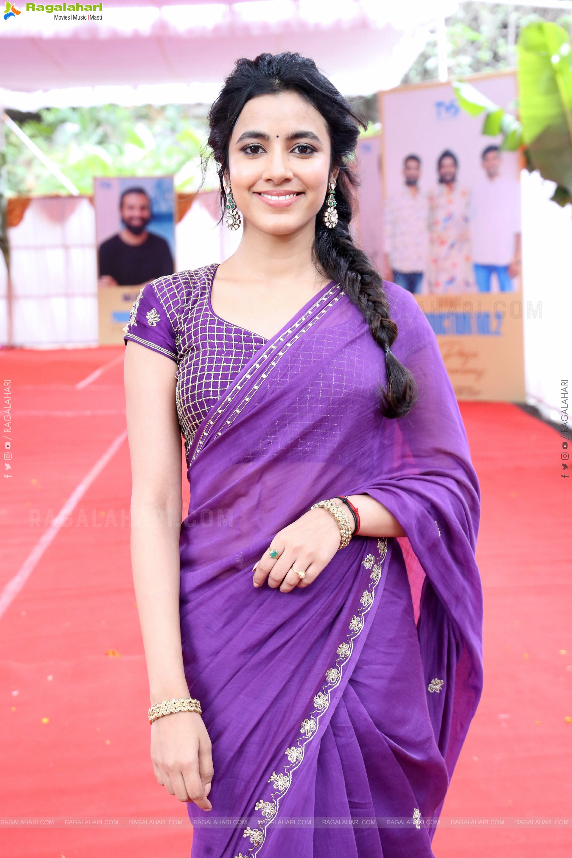 Shivani Nagaram at Suhas New Movie Opening, HD Gallery
