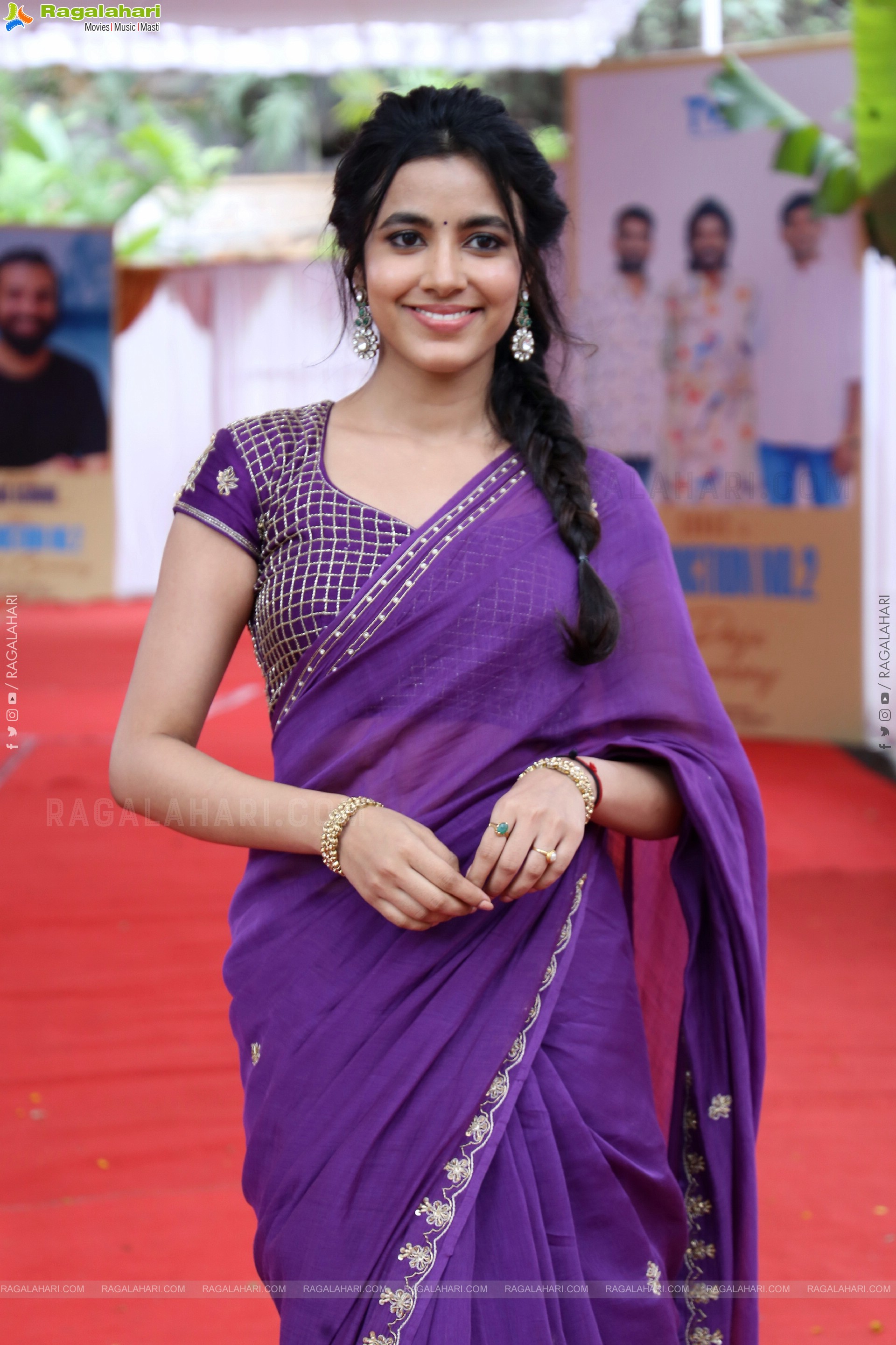 Shivani Nagaram at Suhas New Movie Opening, HD Gallery