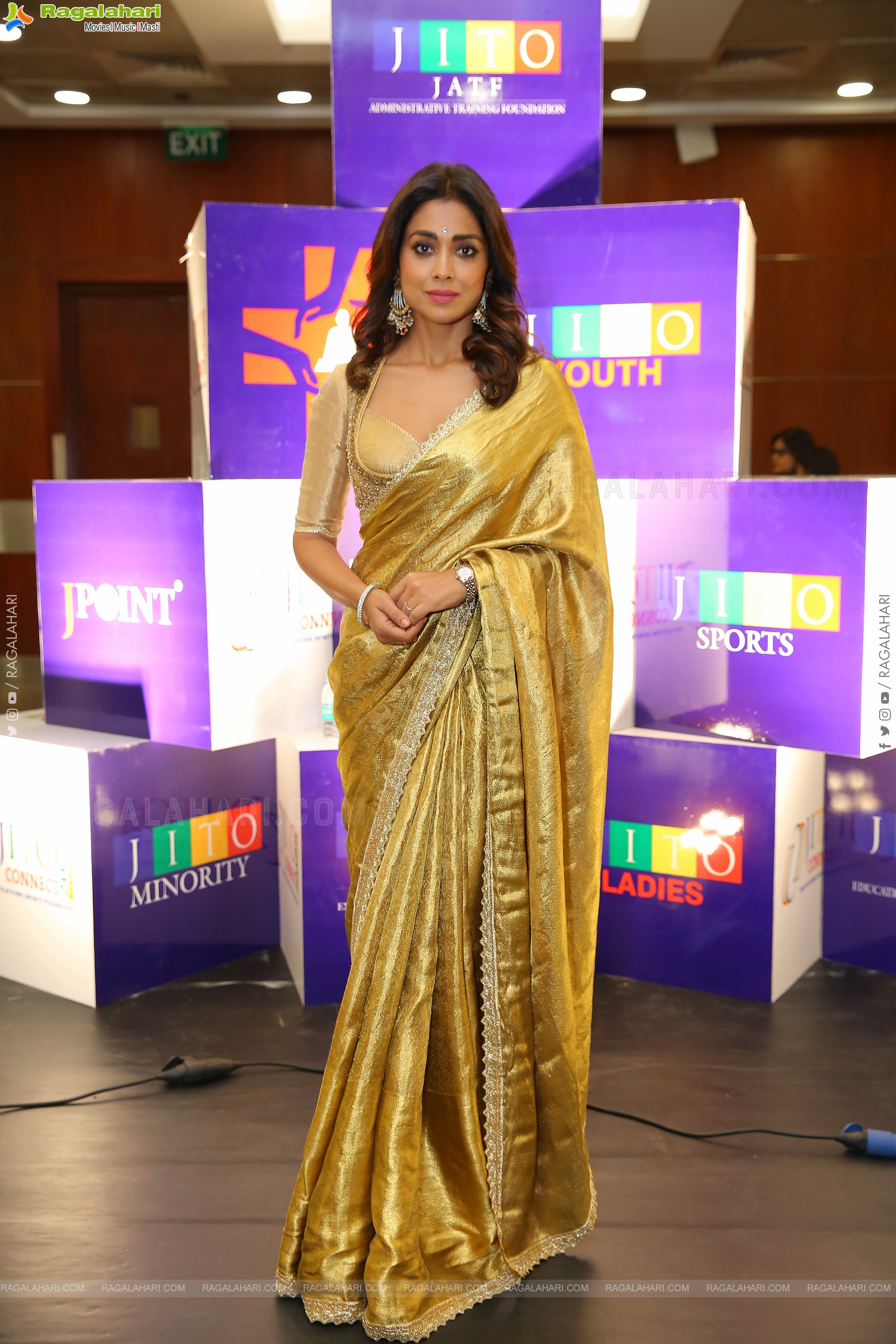 Shriya Saran at JITO Connect 2025 Curtain Raiser Event, HD Gallery