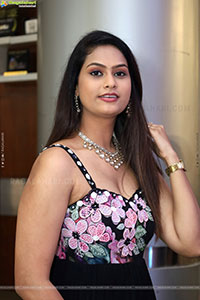 Viharika Chowdary in Black Designer Dress, HD Gallery