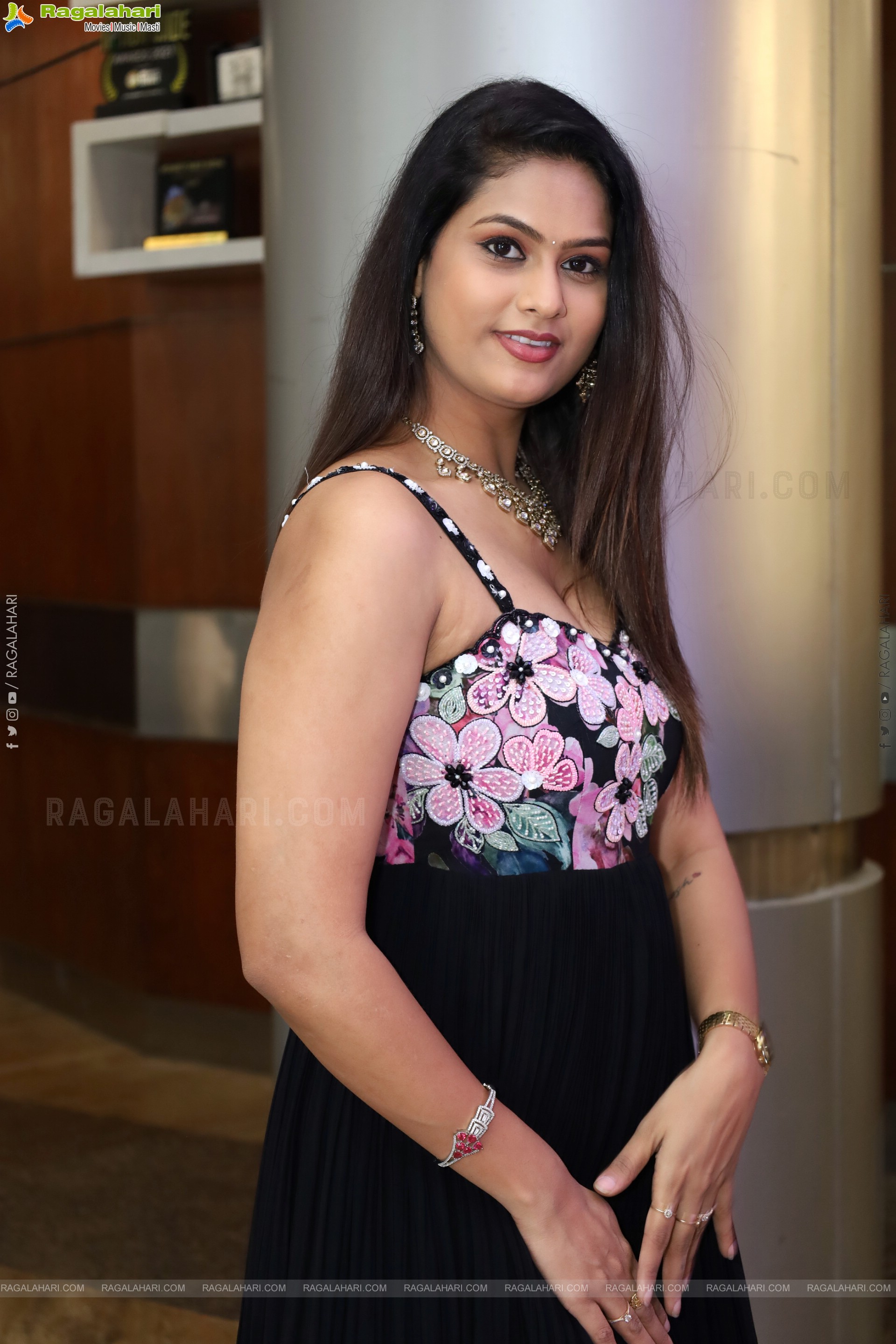 Viharika Chowdary in Black Designer Dress, HD Gallery
