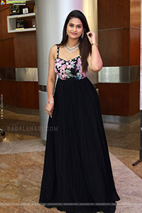 Viharika Chowdary in Black Designer Dress, HD Gallery